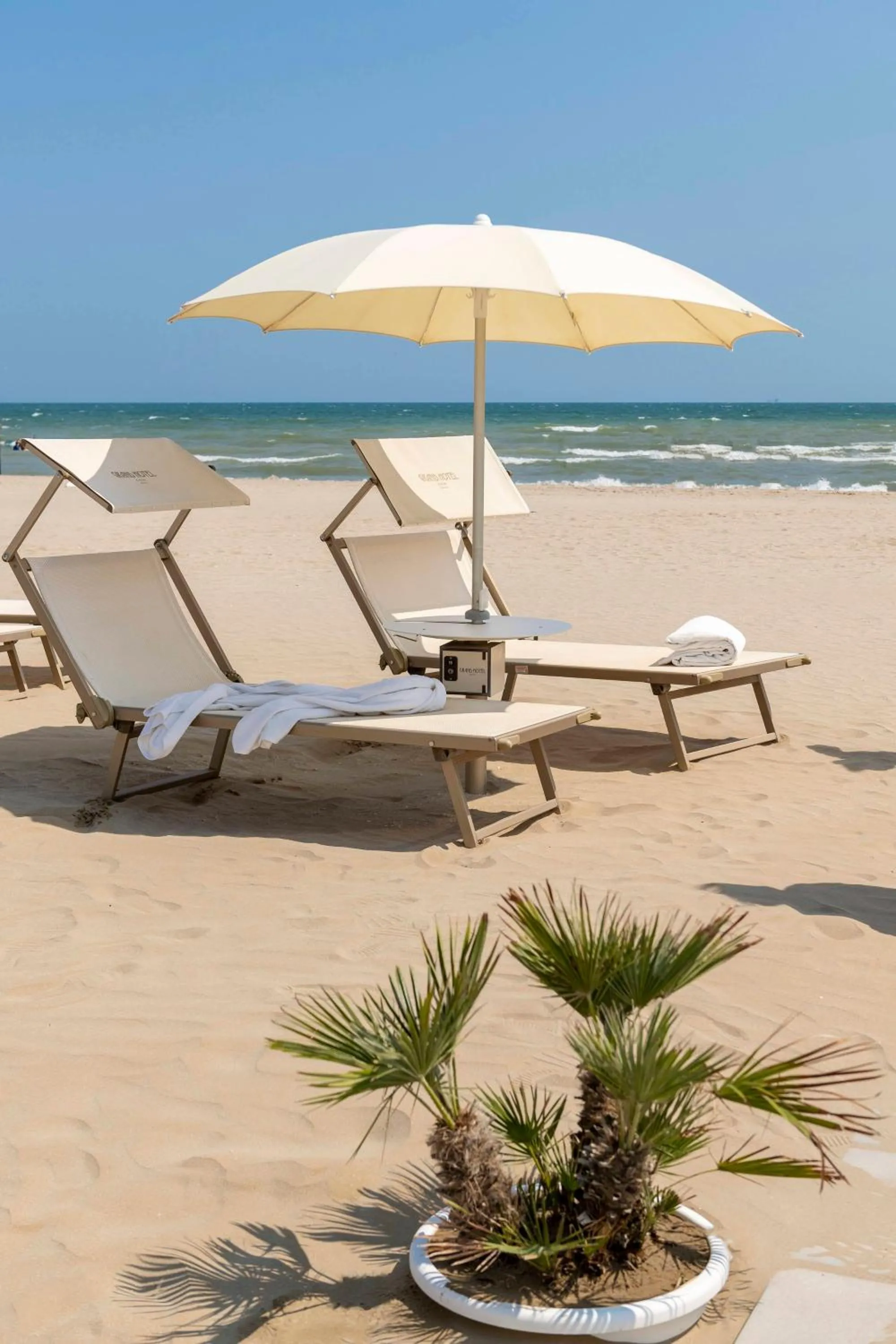 Beach in Grand Hotel Rimini