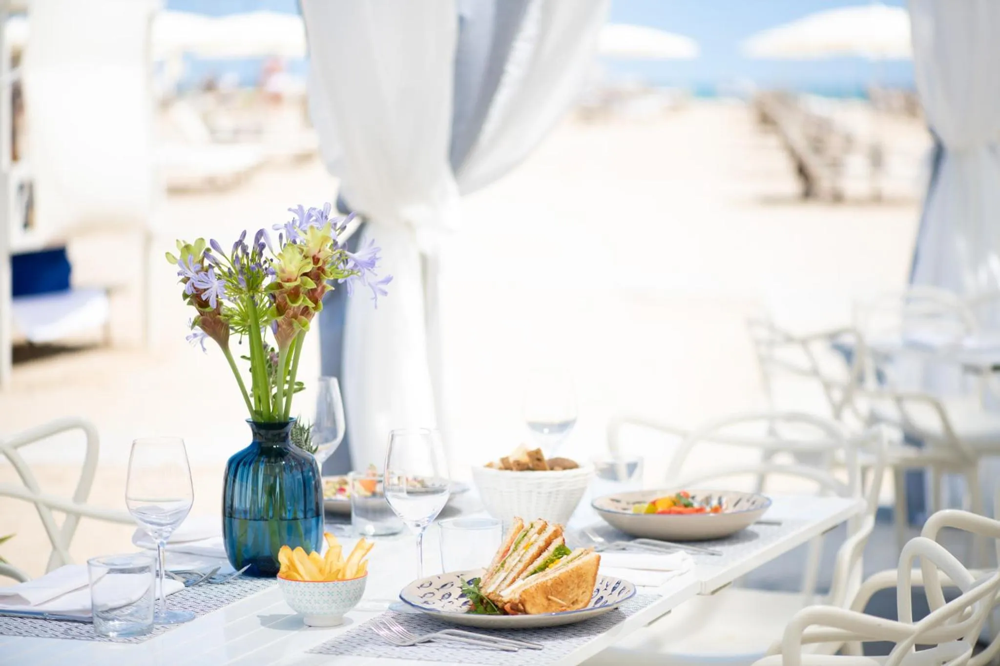 Beach in Grand Hotel Rimini