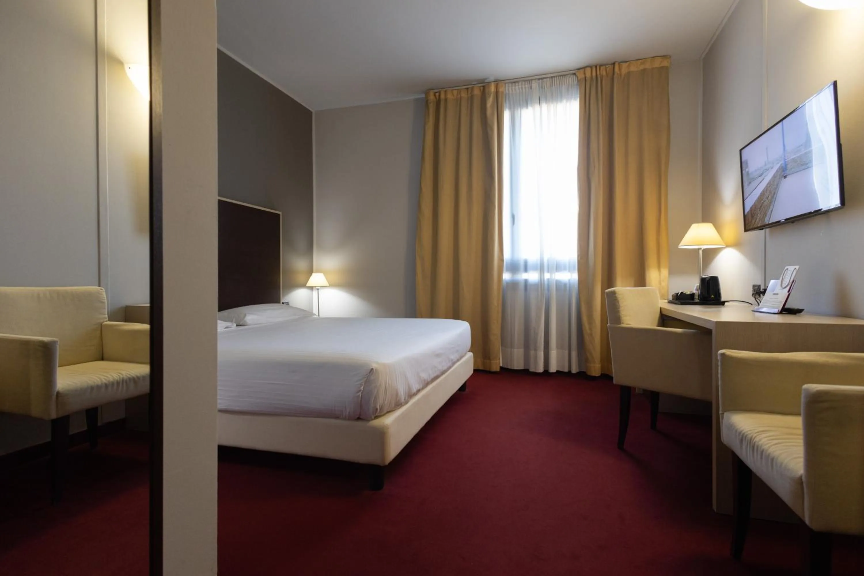 Bed in Art Hotel Olympic