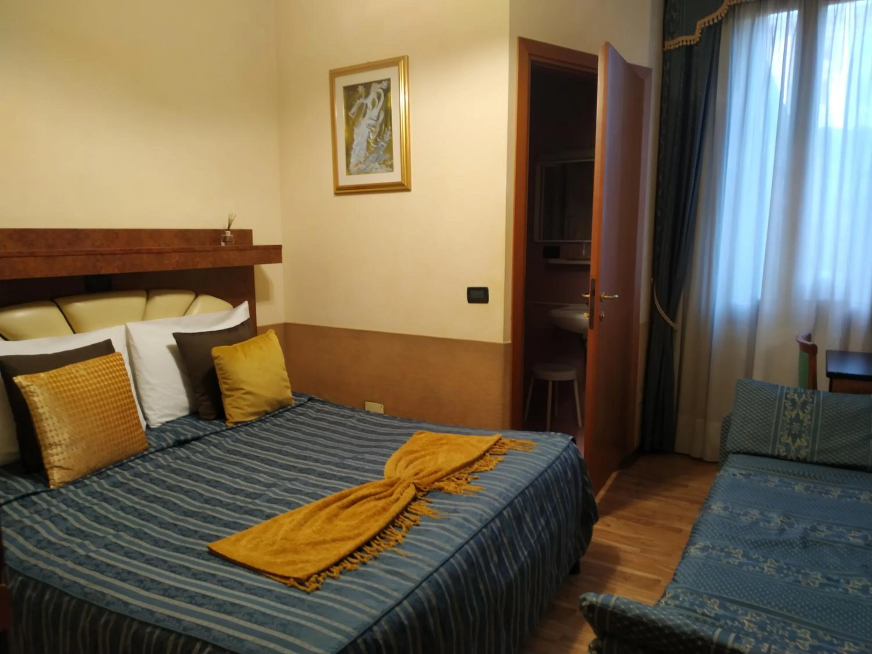 Bed in Atlantide Hotel