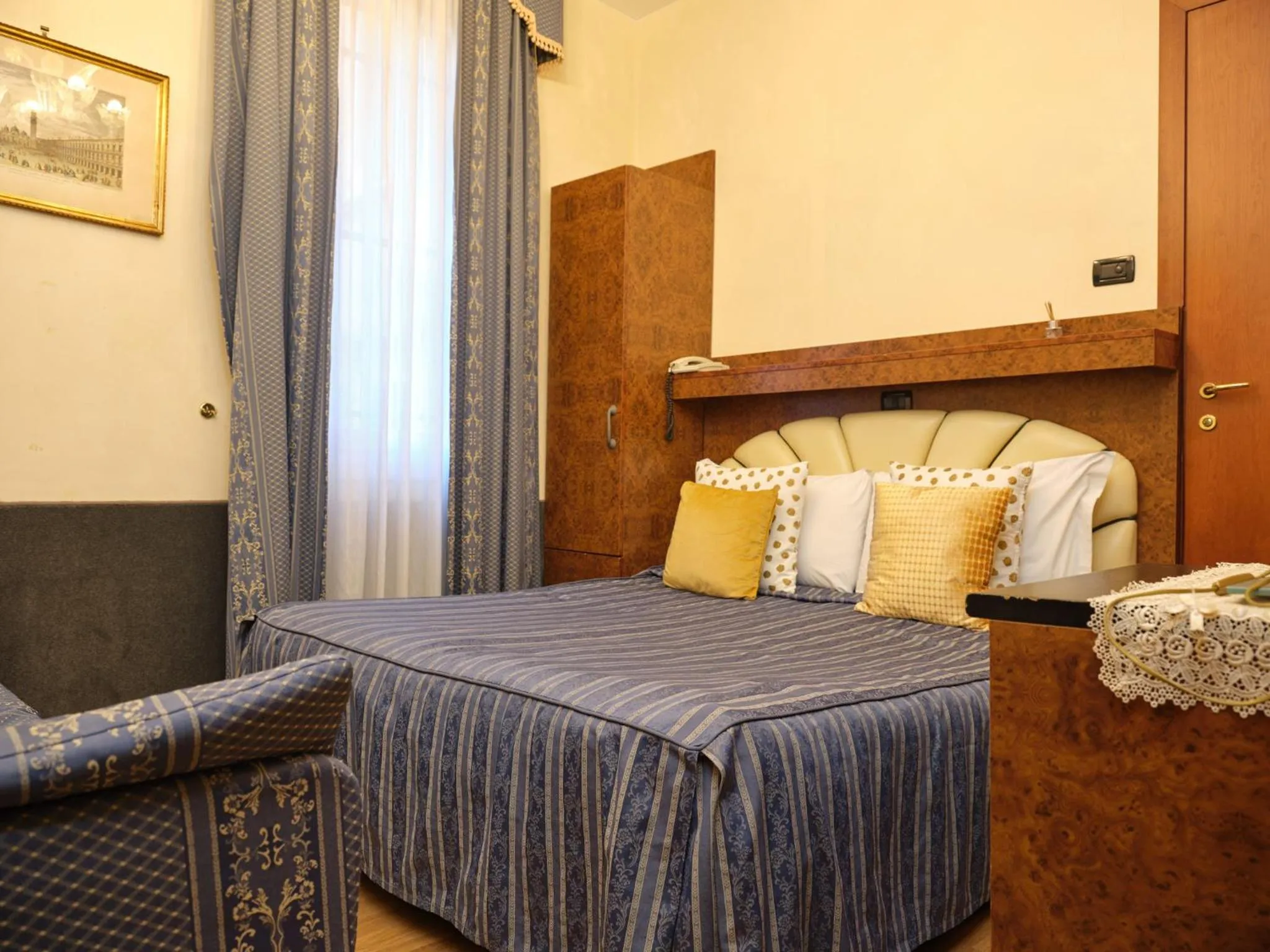 Bed in Atlantide Hotel