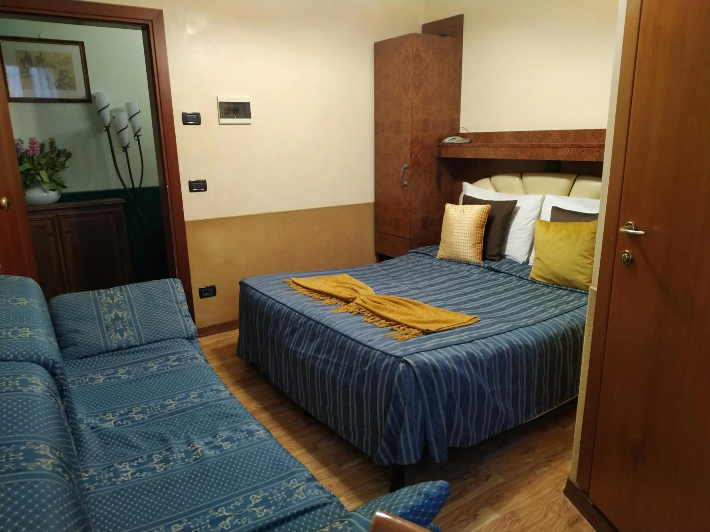 Bed in Atlantide Hotel