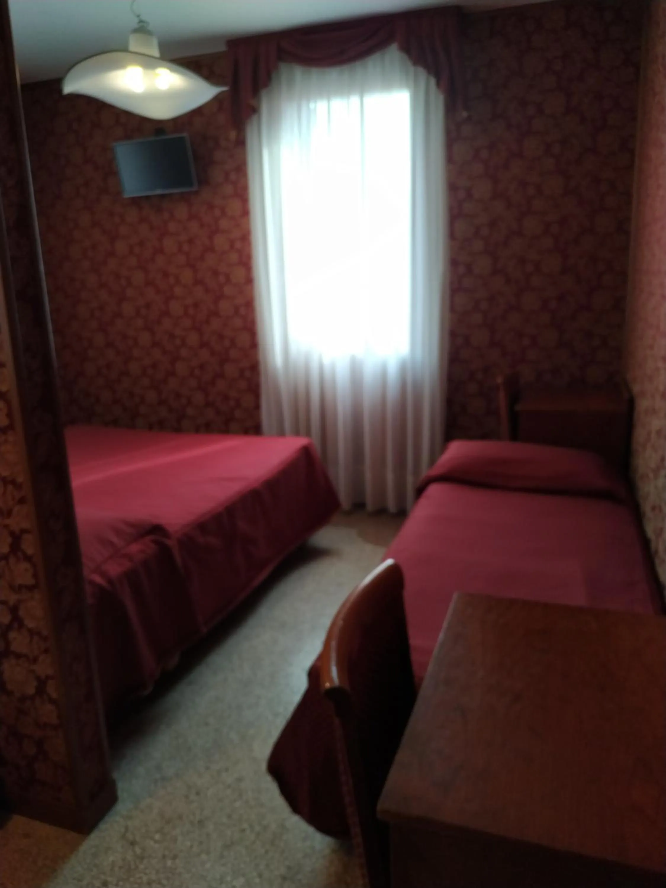 Bed in Atlantide Hotel