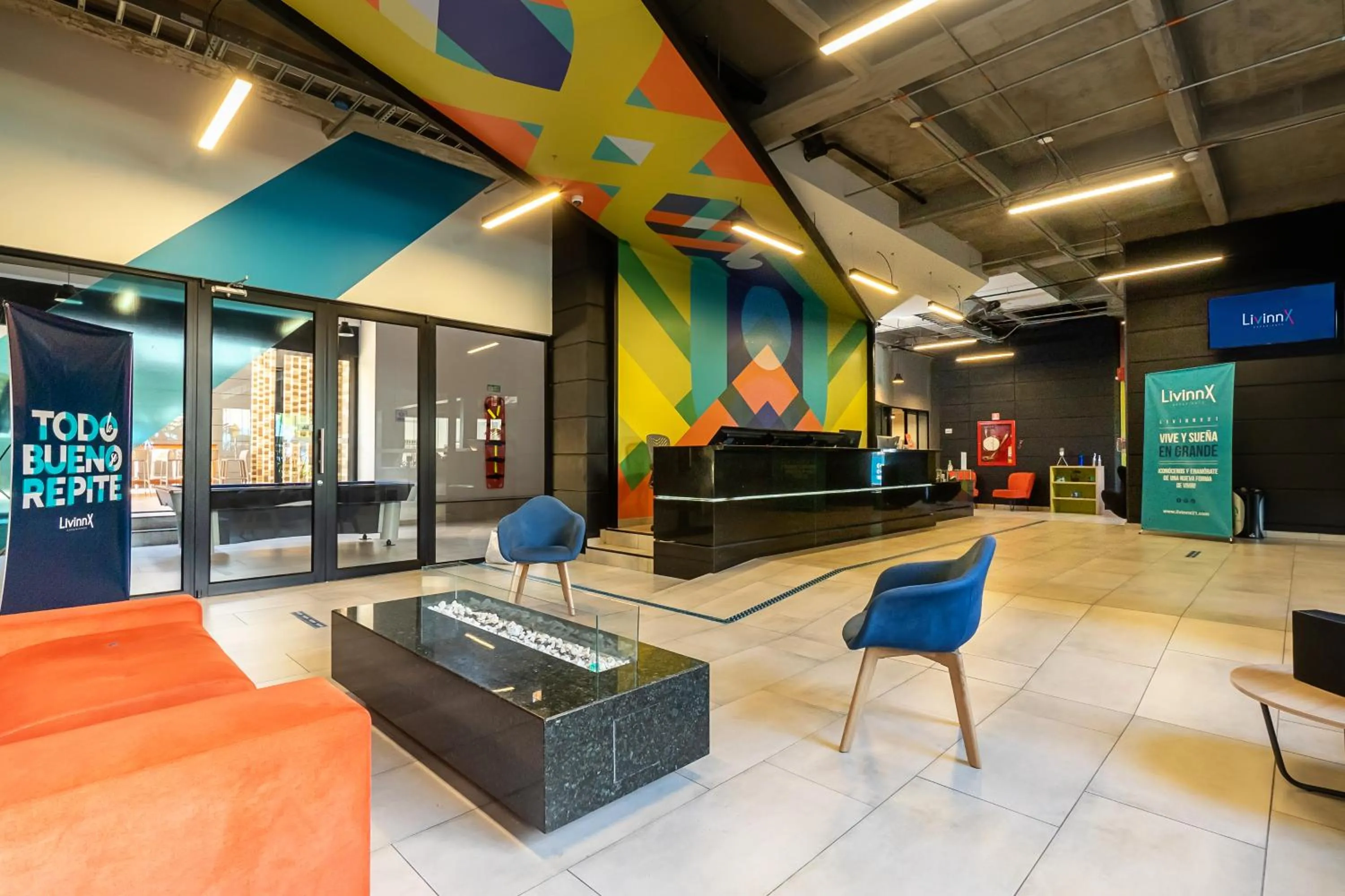 Lobby or reception in CentralX 21 Bogotá