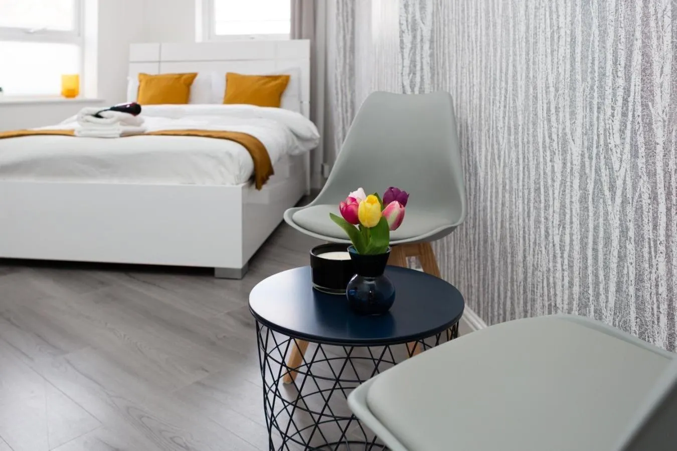 Bedroom, Bed in Diana Hotel Near Wembley Self Serviced Apartments