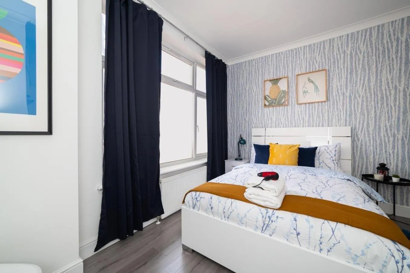 Bedroom, Bed in Diana Hotel Near Wembley Self Serviced Apartments
