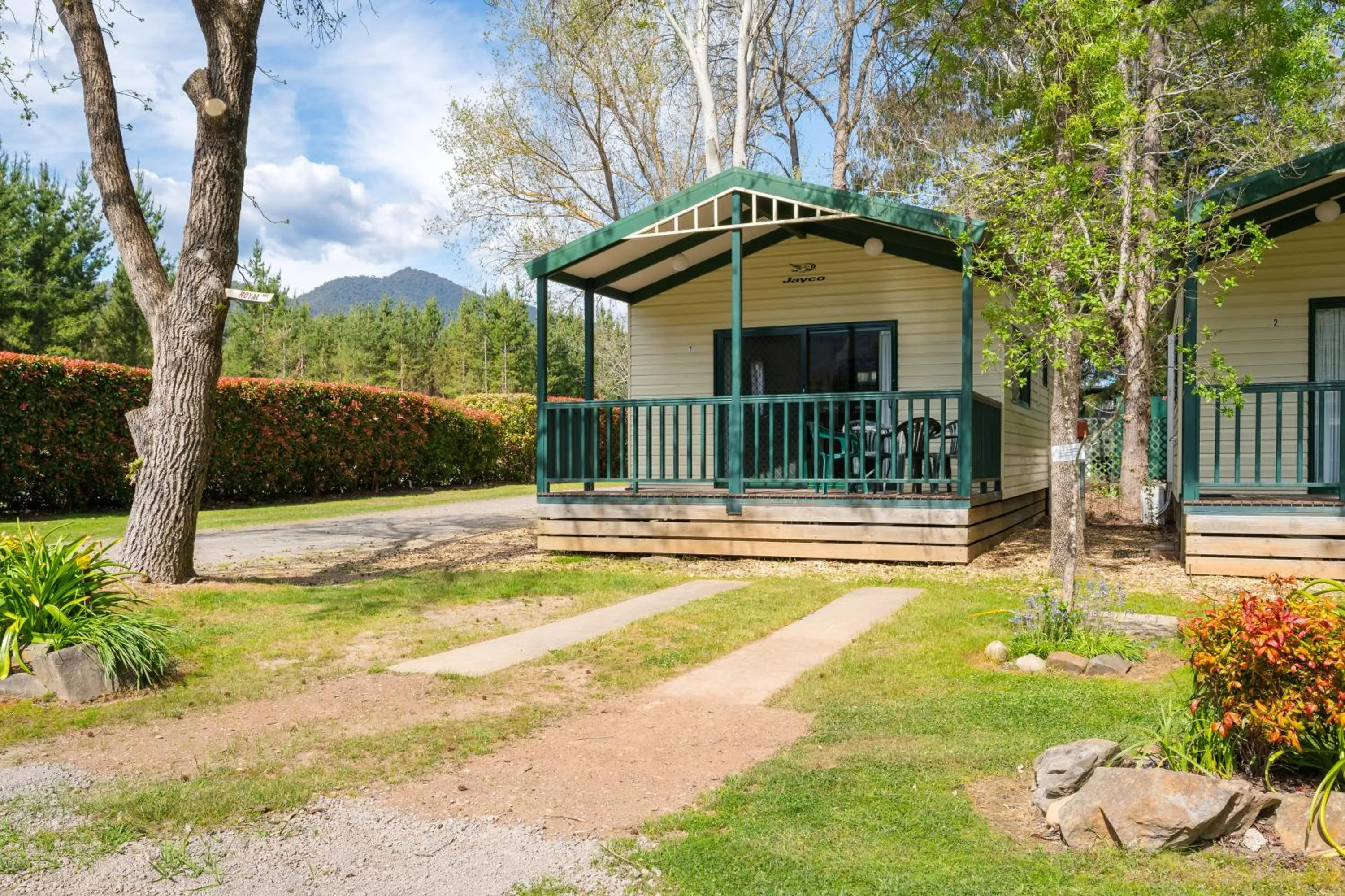 Property building in Bright Accommodation Park