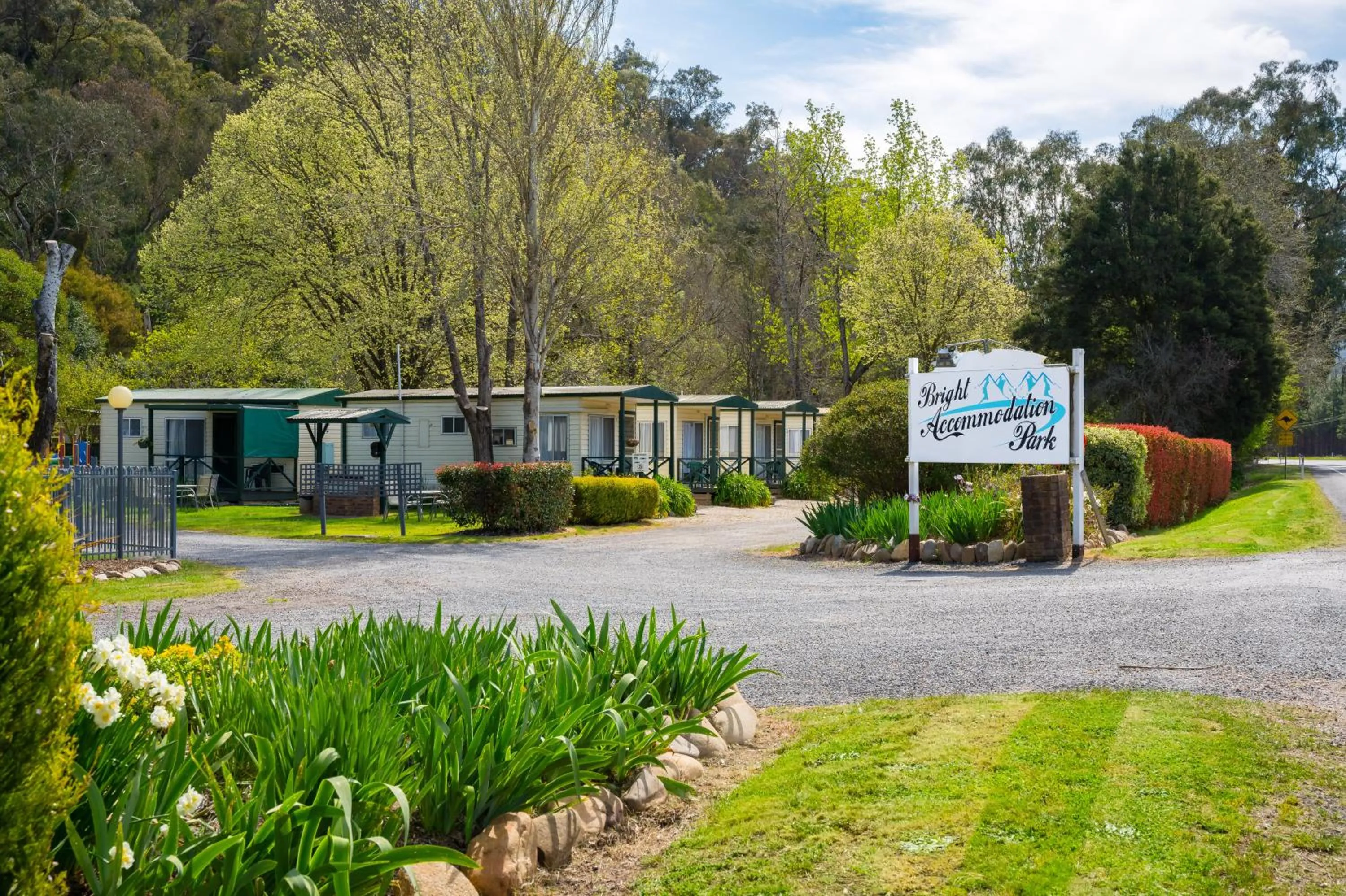 Property building in Bright Accommodation Park