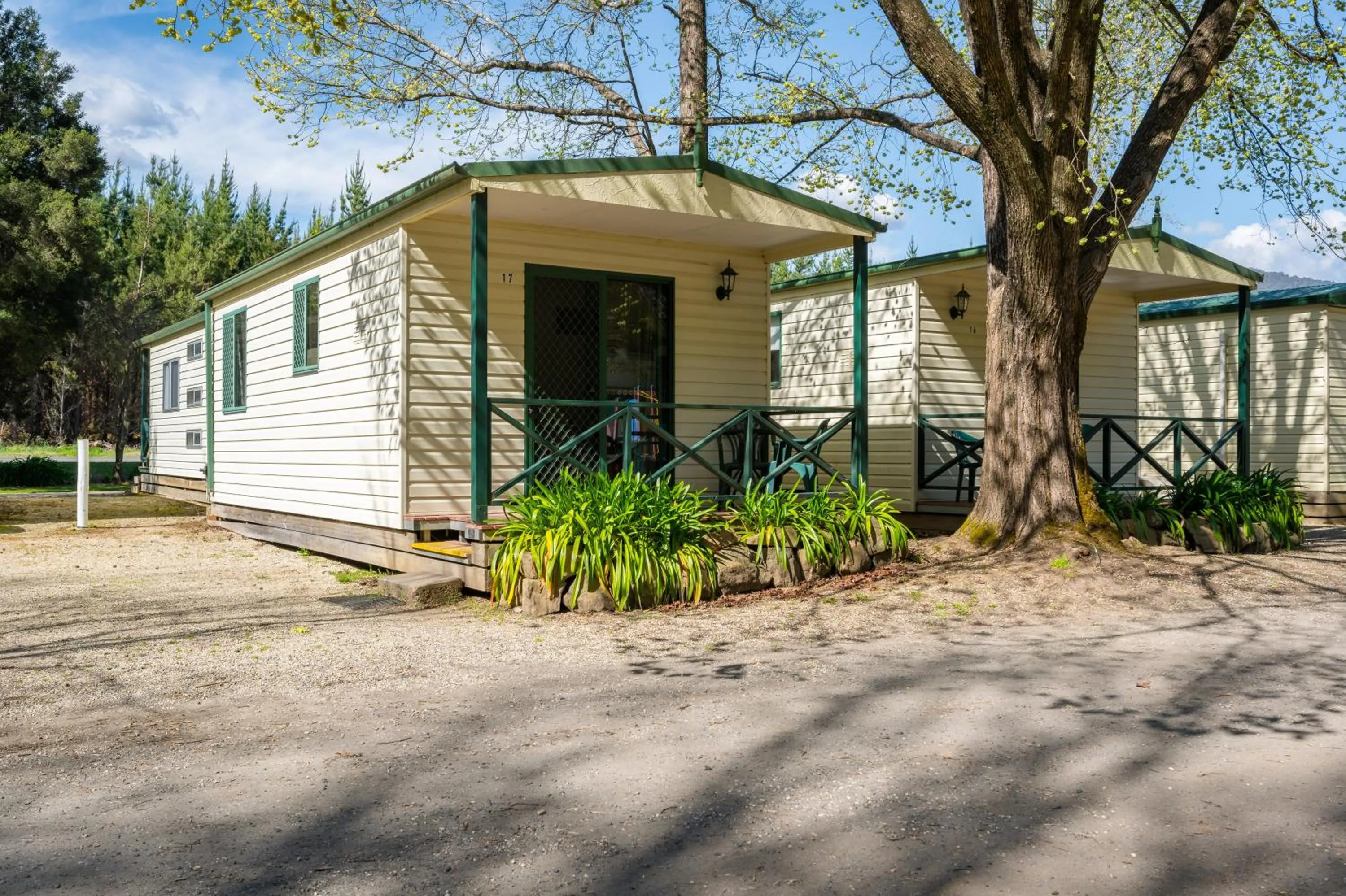 Property building in Bright Accommodation Park