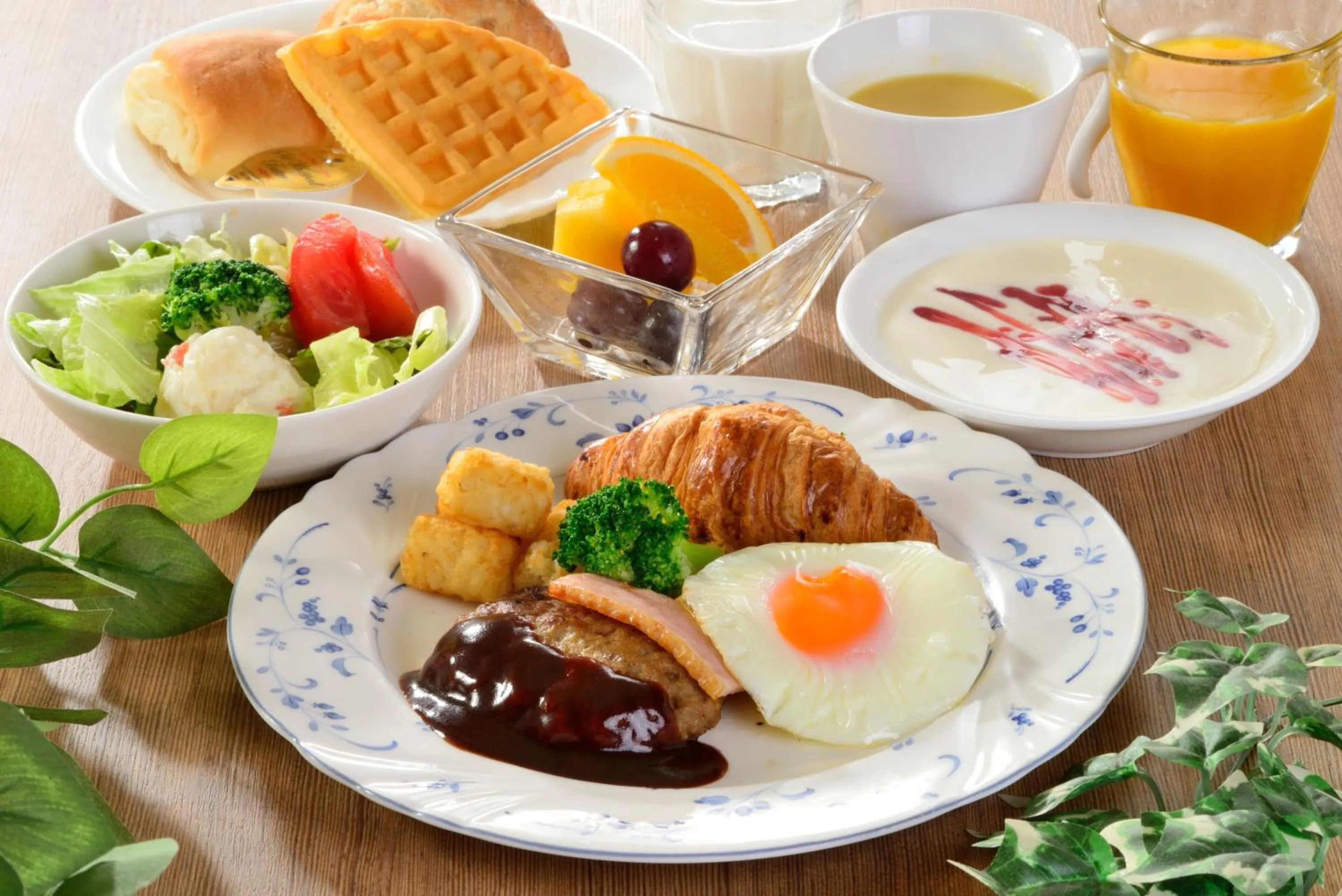 Breakfast in Takaoka Manten Hotel Ekimae