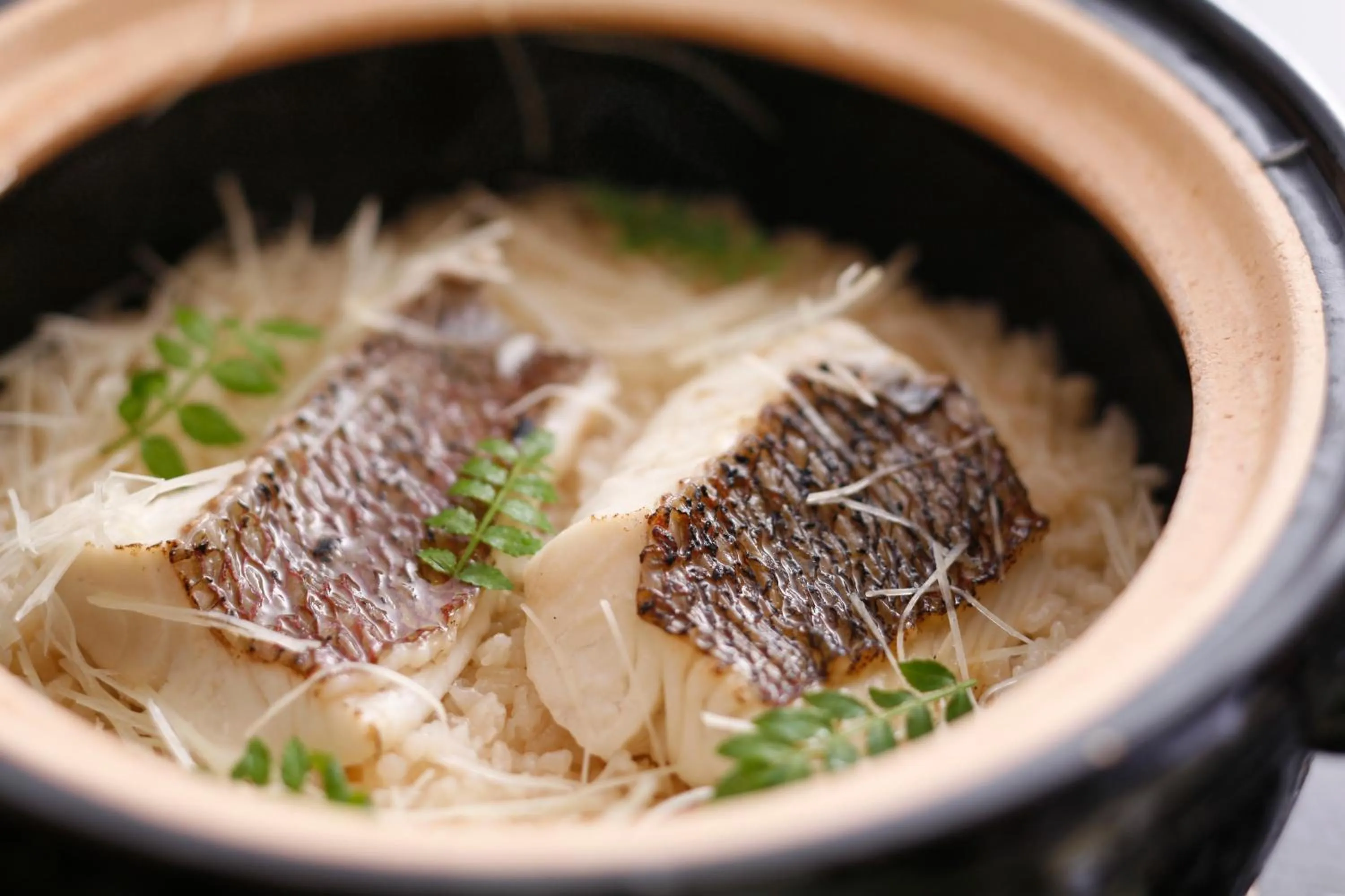 Food close-up in Tabinoyado Ushionoakari Geiboso