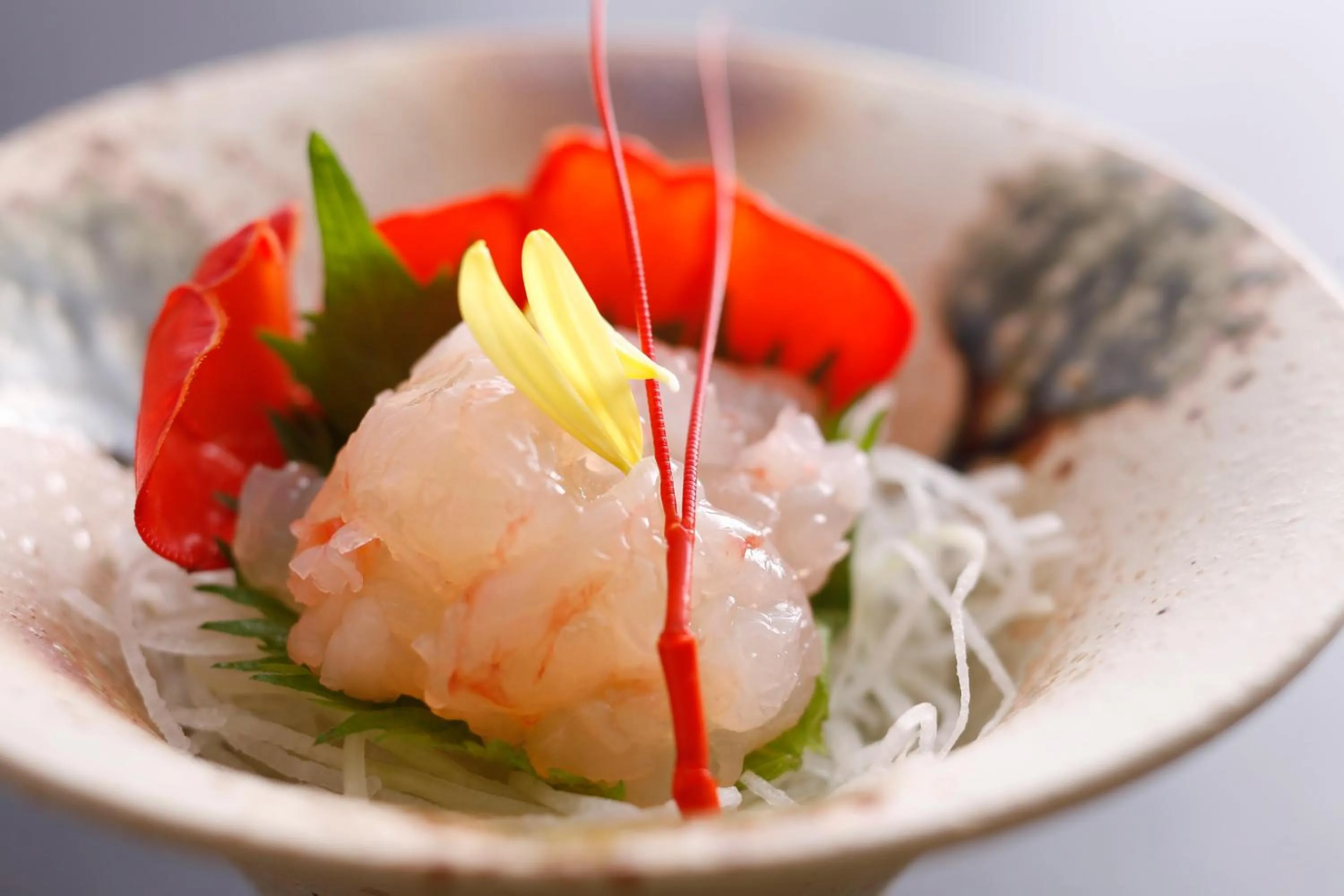 Food close-up in Tabinoyado Ushionoakari Geiboso