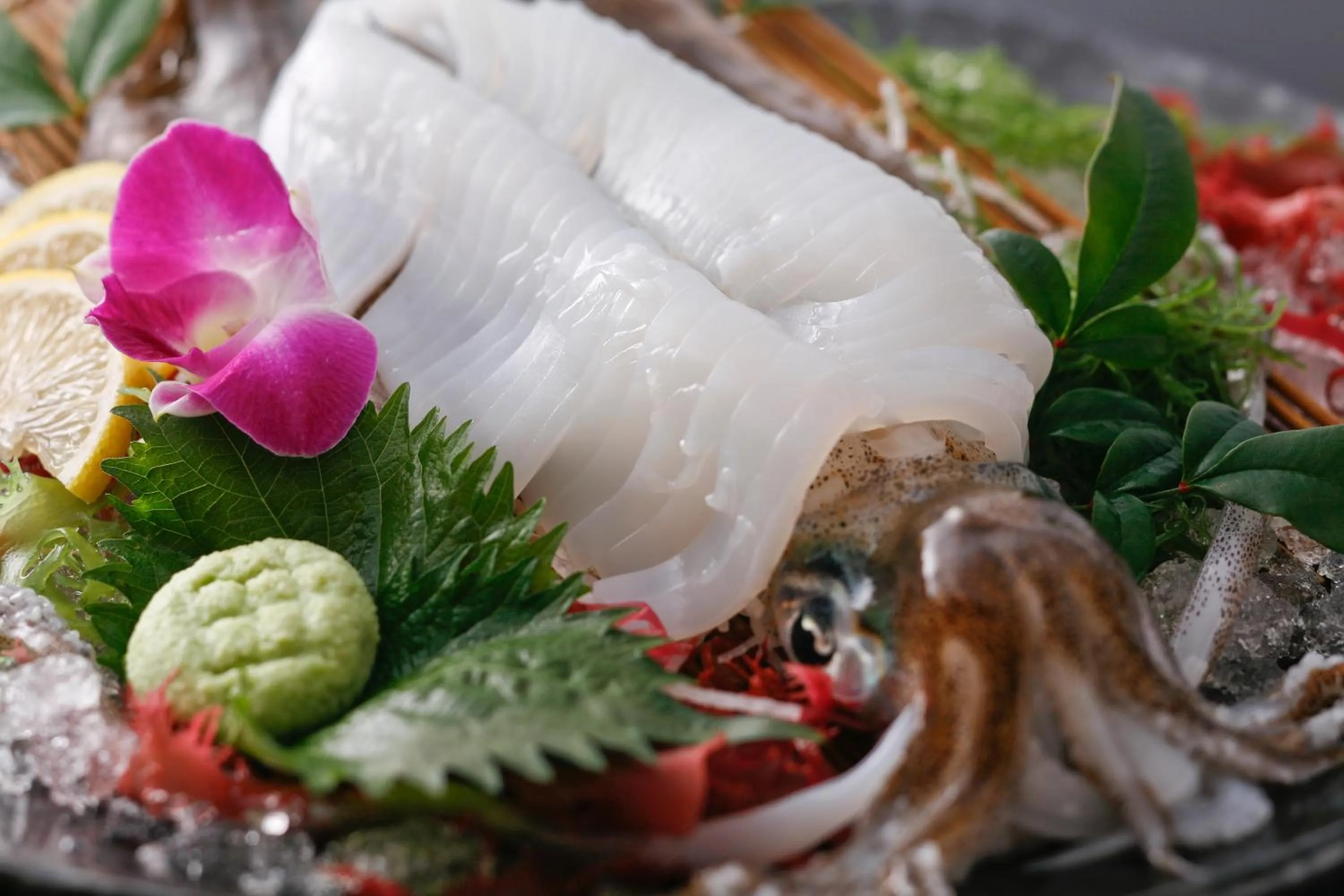 Food close-up in Tabinoyado Ushionoakari Geiboso