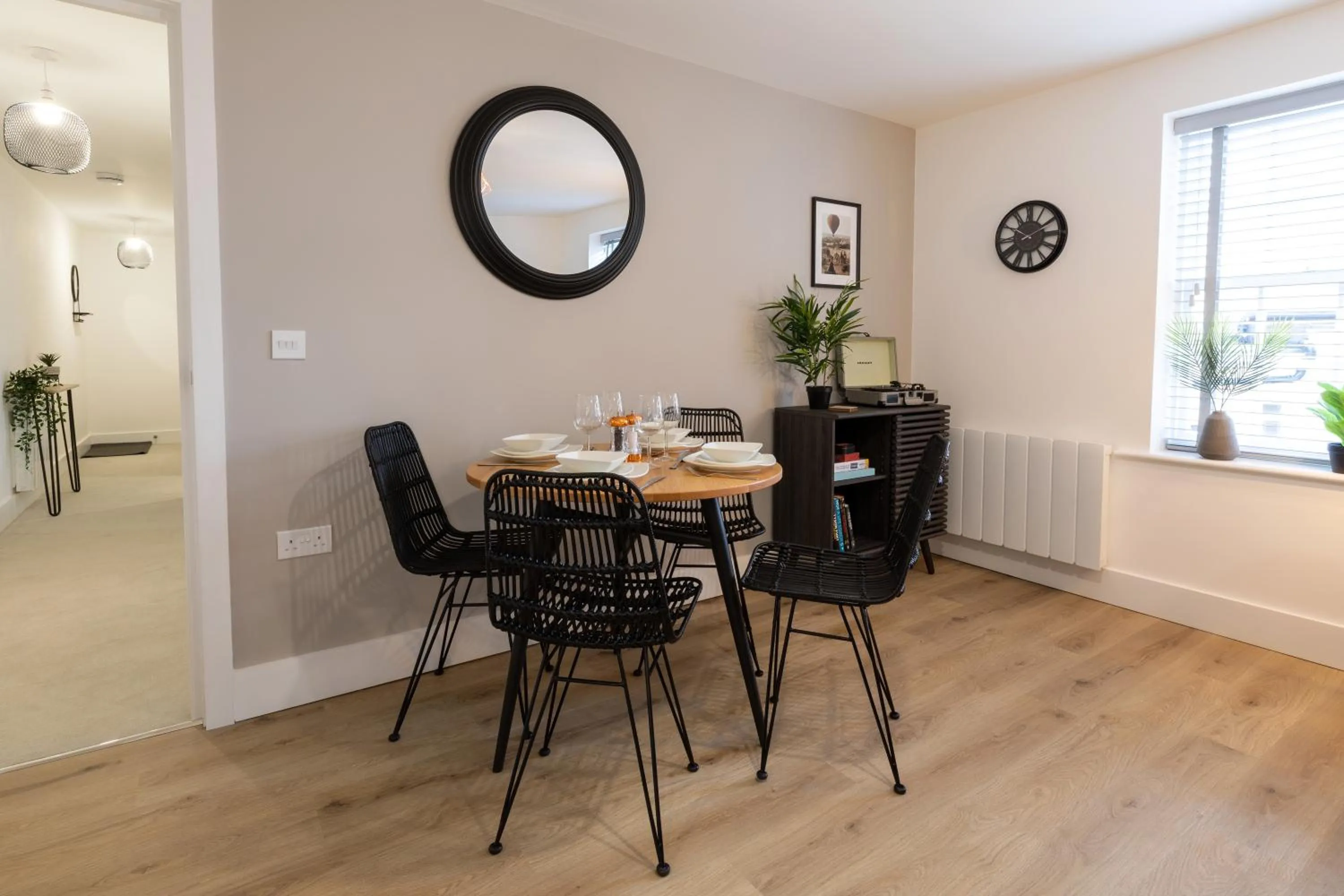 Dining area in The Courtyard