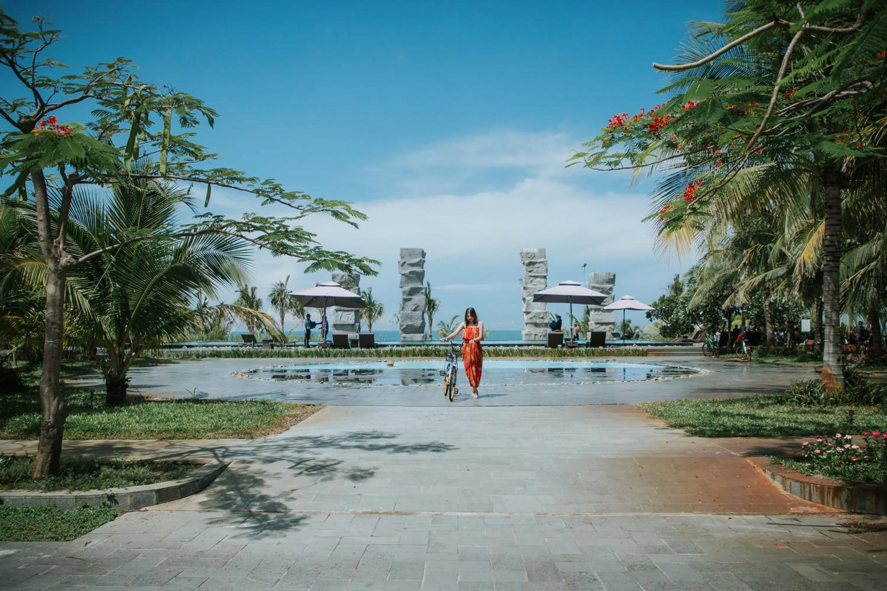 Pool view in Perolas Villas Resort - Ke Ga Bay