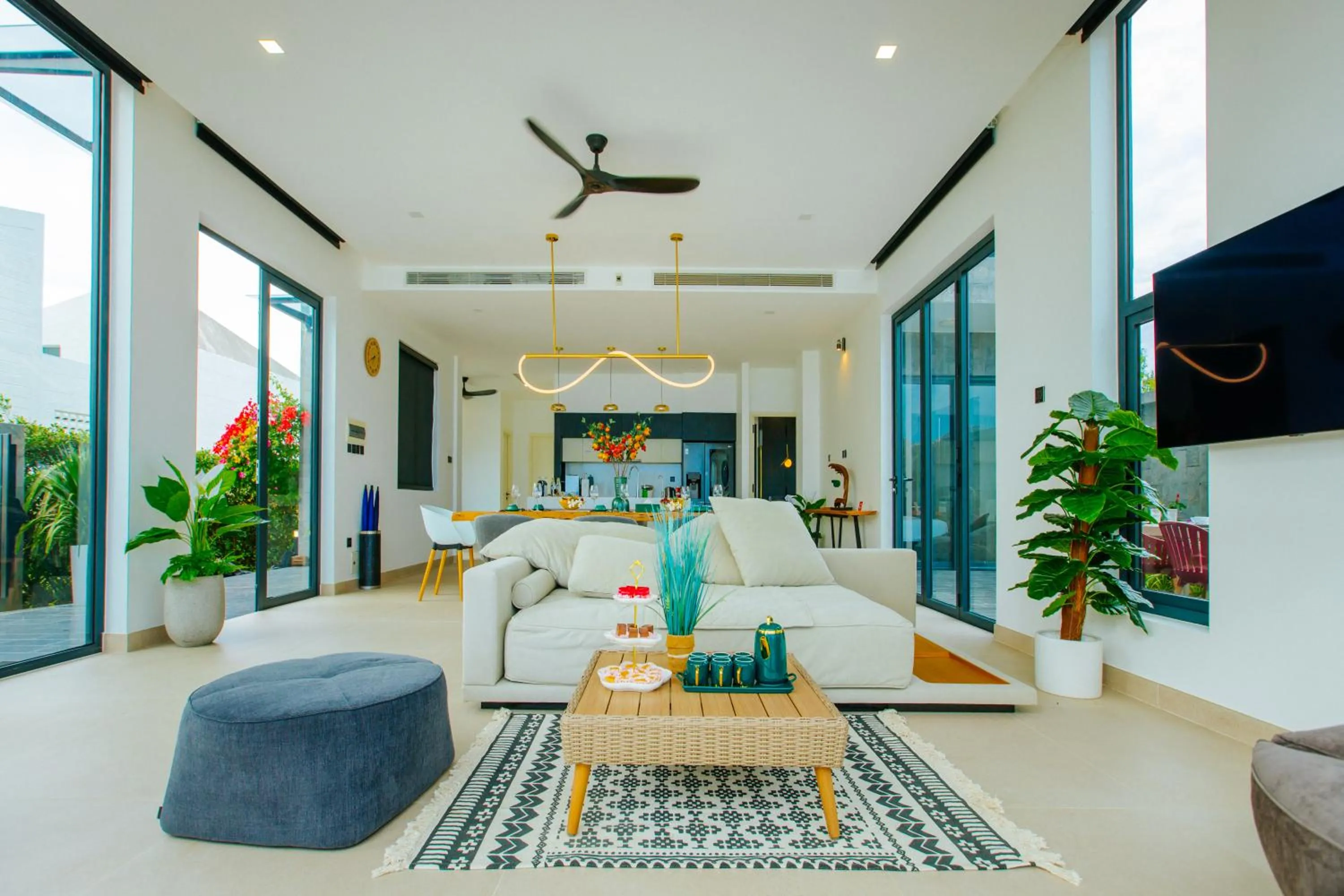 Living room in Perolas Villas Resort - Ke Ga Bay