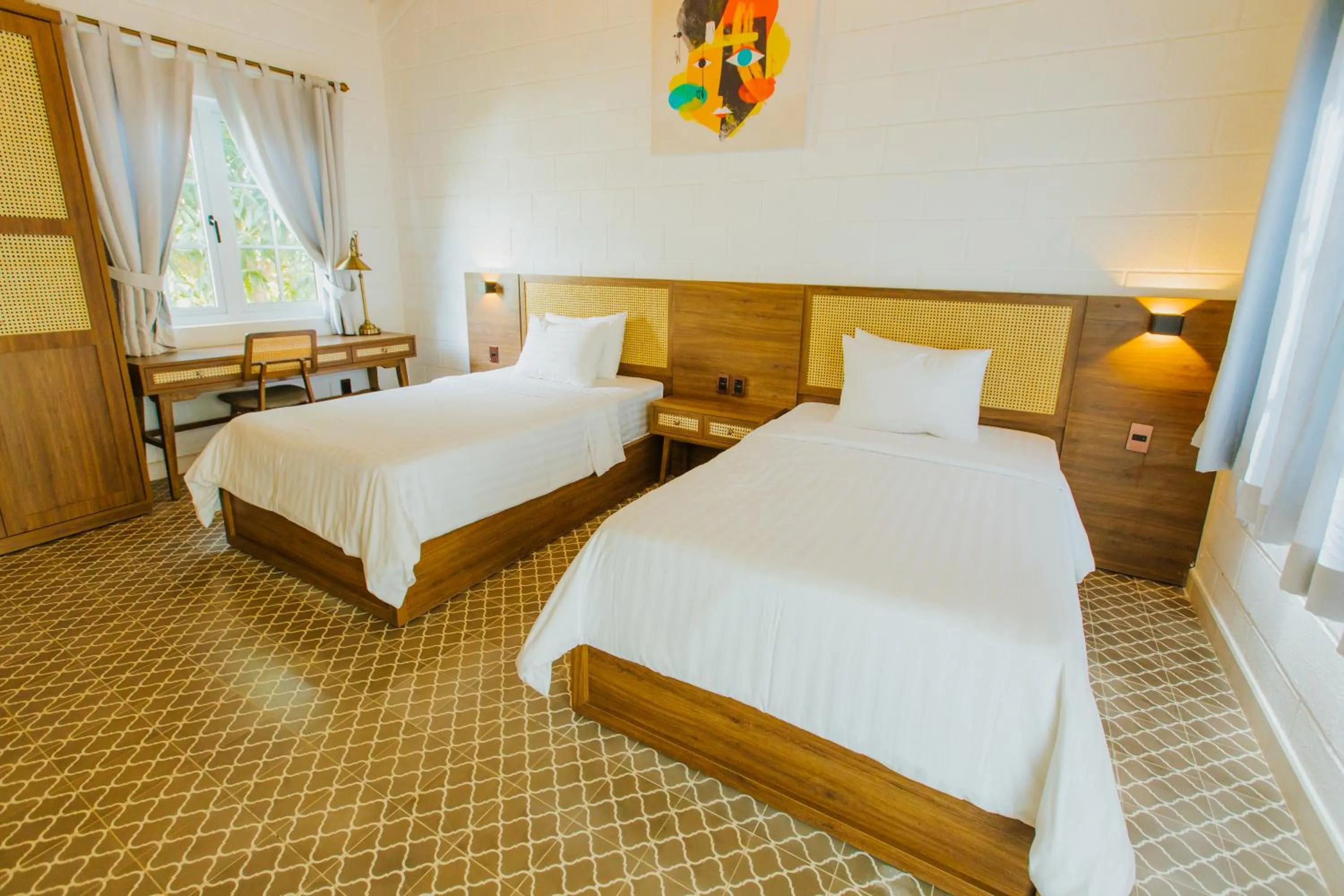 Bed in Perolas Villas Resort - Ke Ga Bay