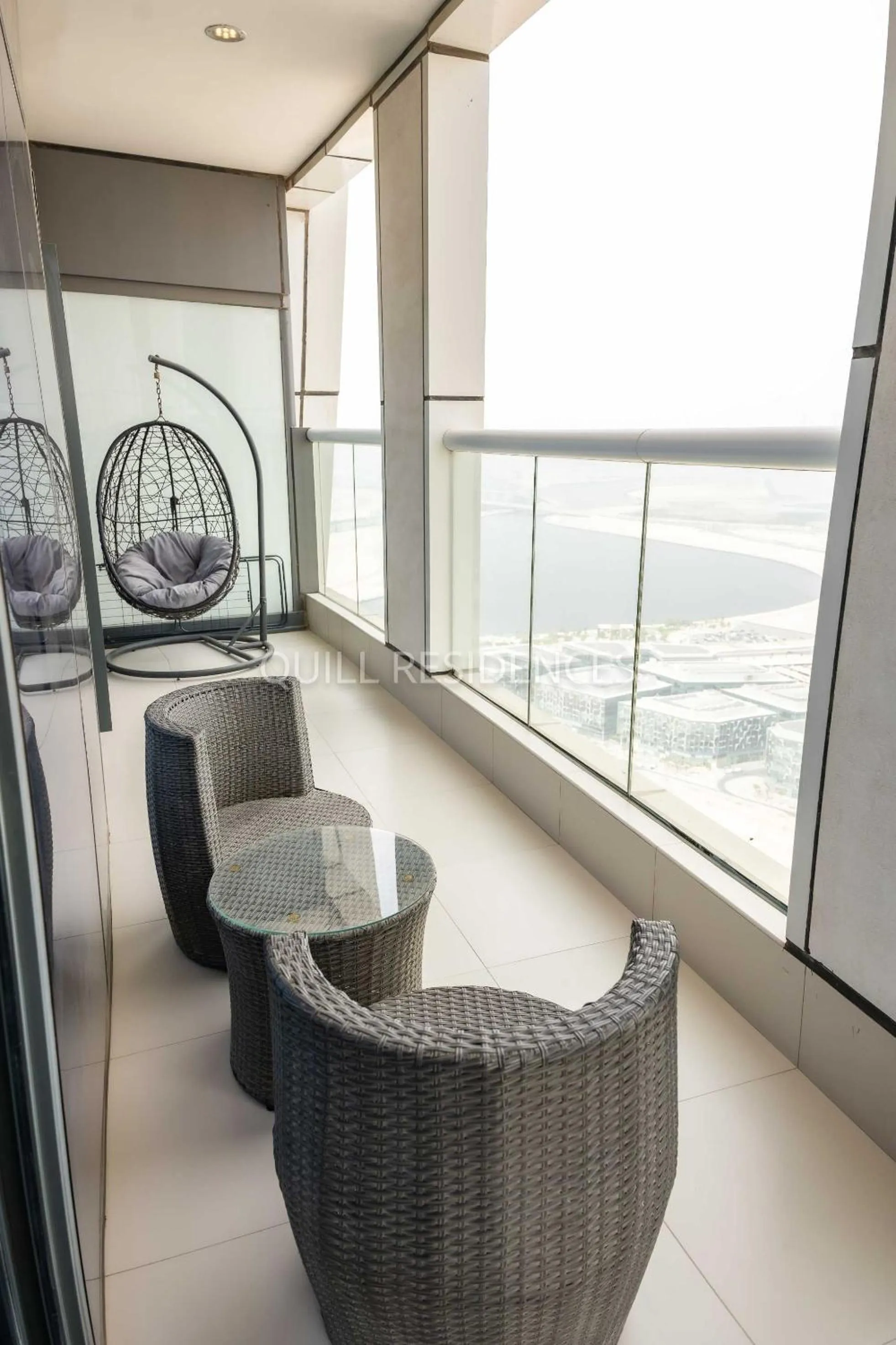 Balcony/Terrace in Quill Residence at Paramount Towers 3 BR Creek View