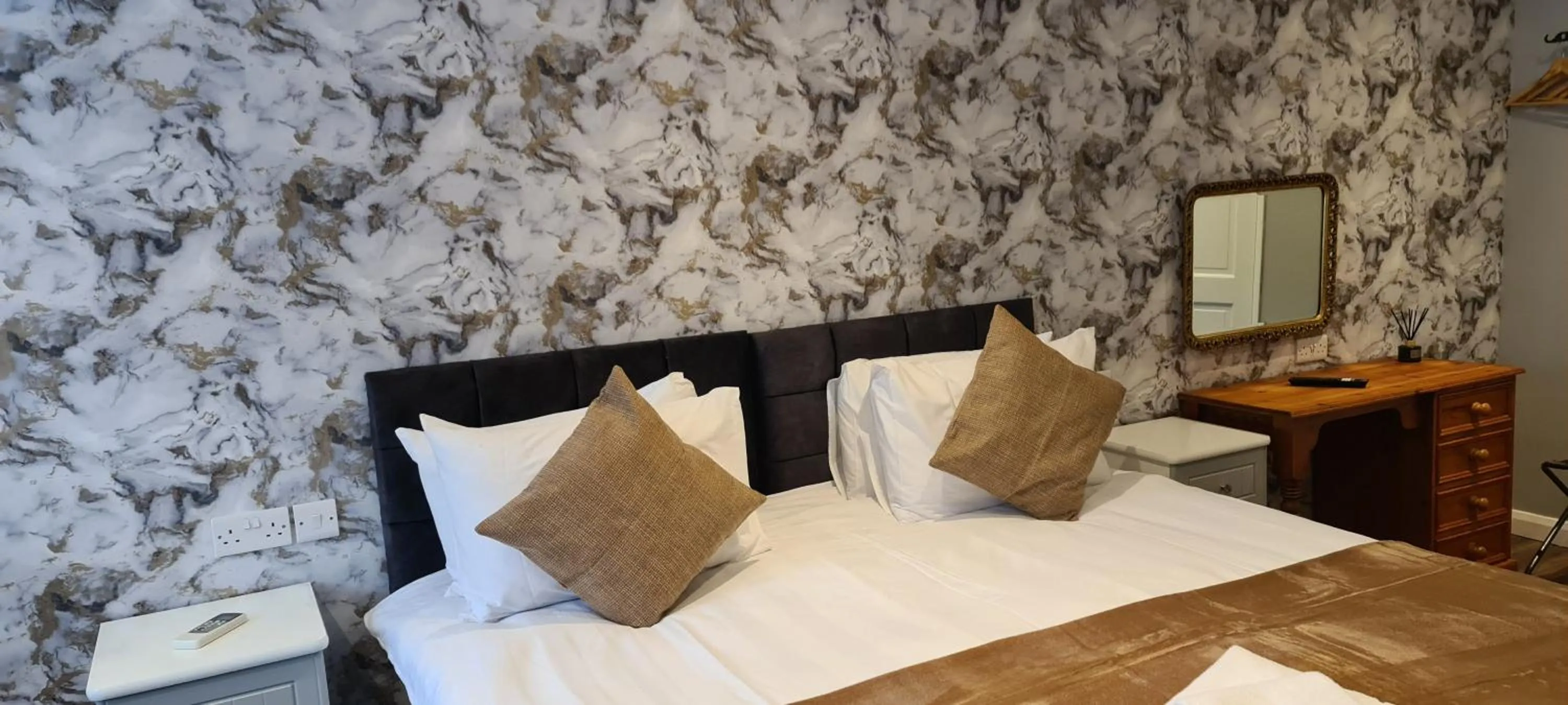 Bedroom, Bed in The Golf Studio Woodhall Spa