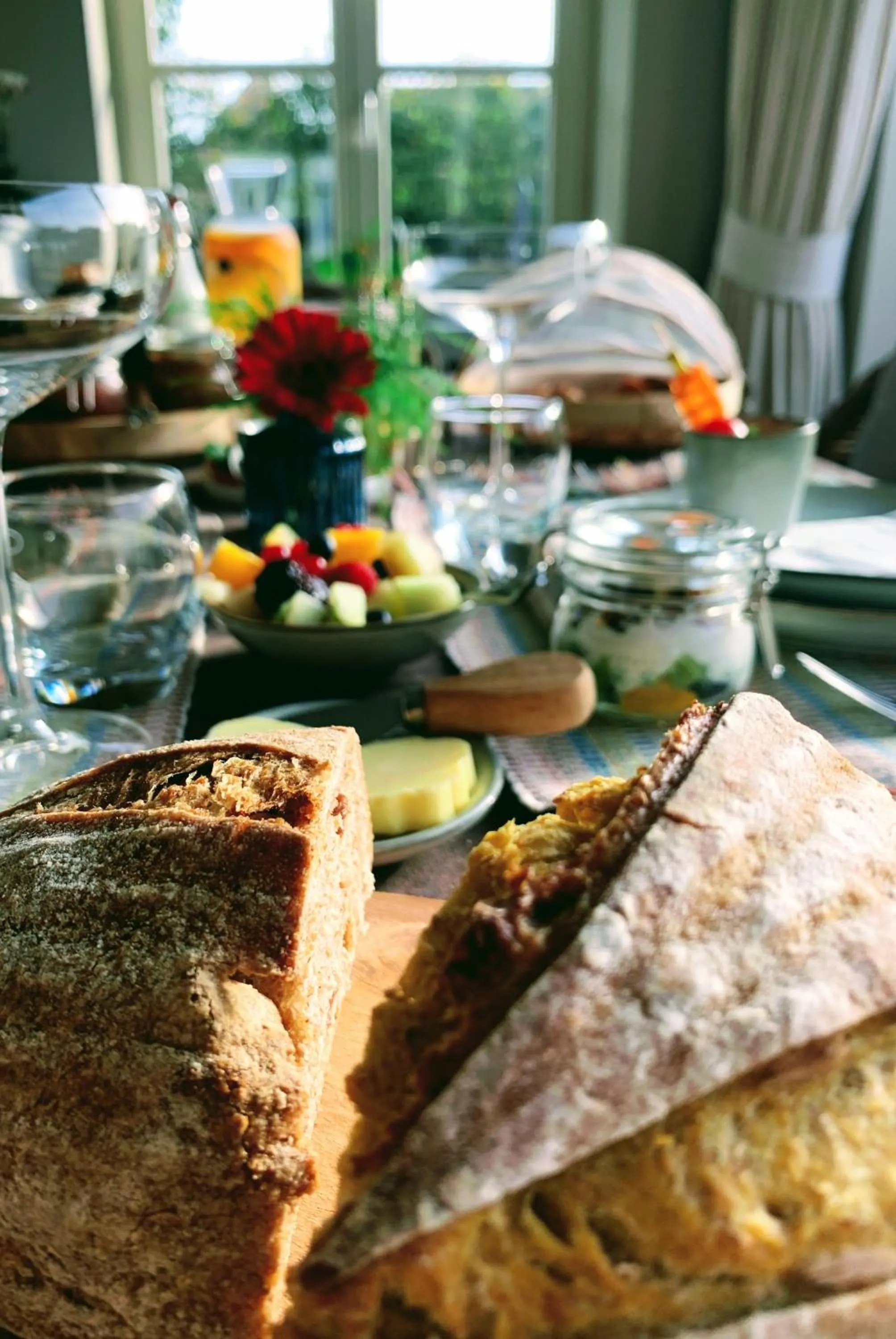 Food and drinks in B&B 't klein GELUK