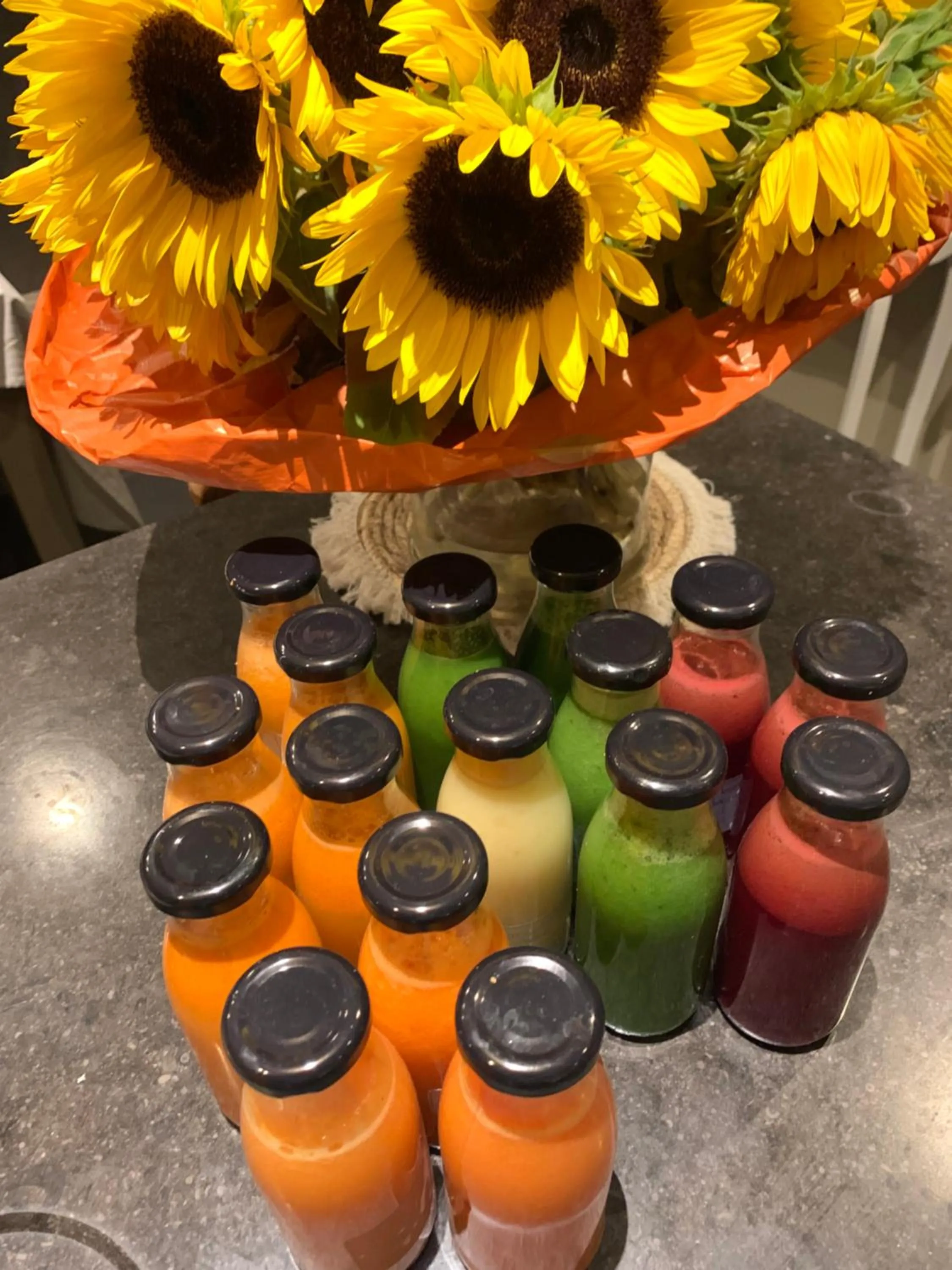 Food and drinks in B&B 't klein GELUK