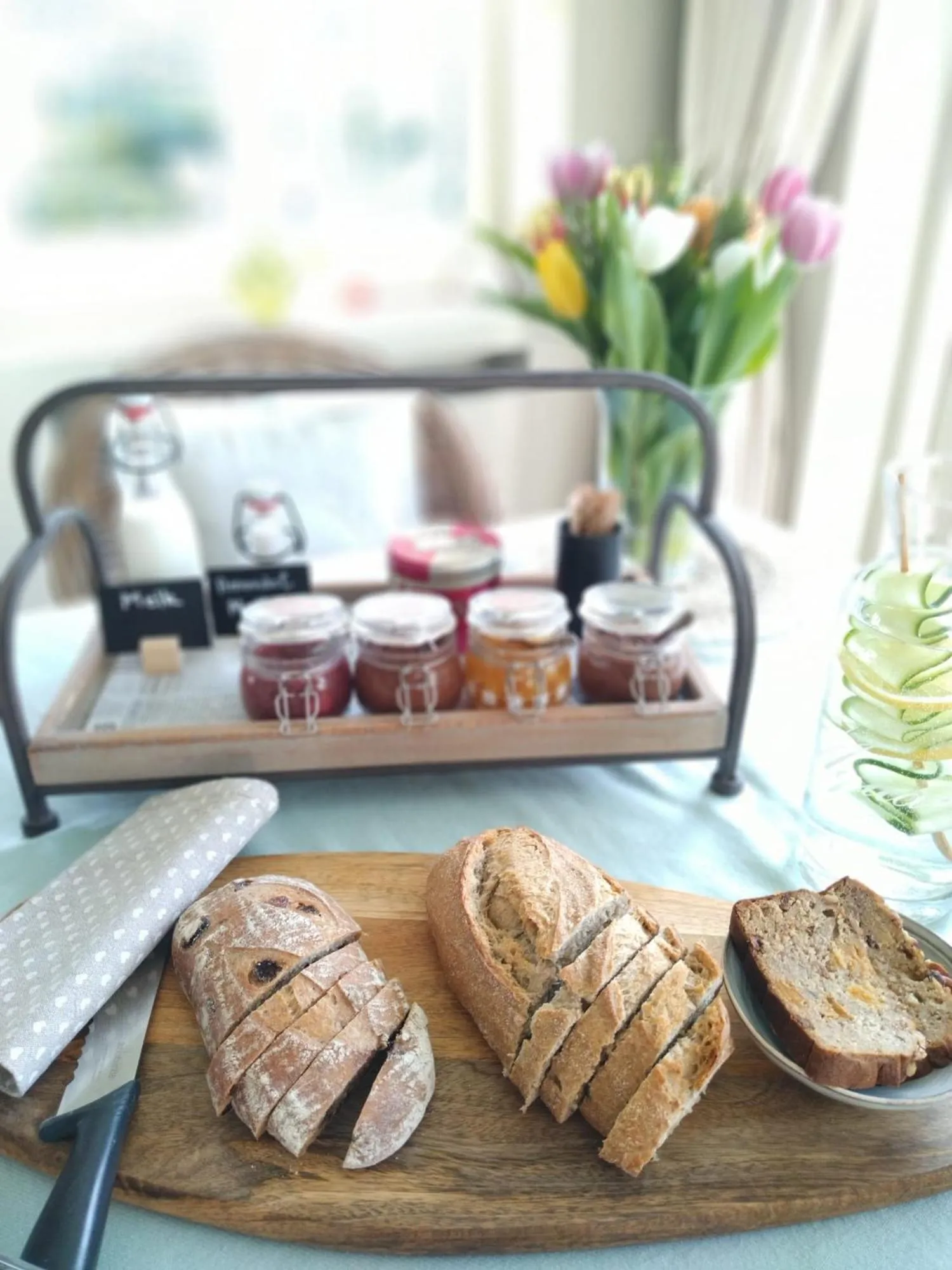 Food and drinks in B&B 't klein GELUK