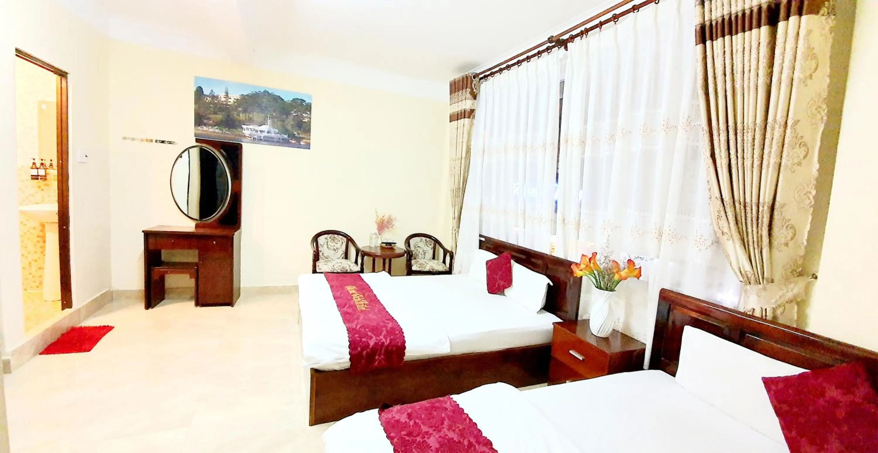 Bed in Thanh Thao Dalat Hotel