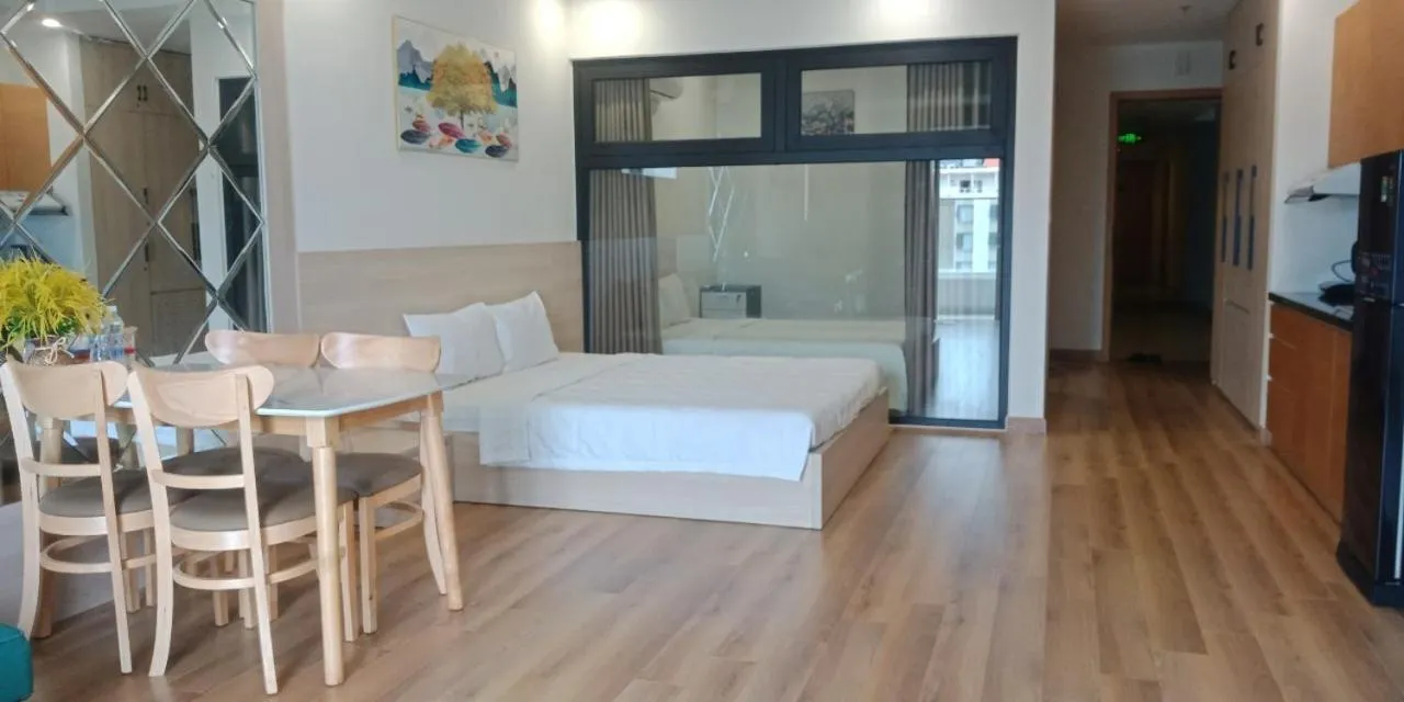 Bed in TMS Apartment View Biển Luxury Quy Nhơn