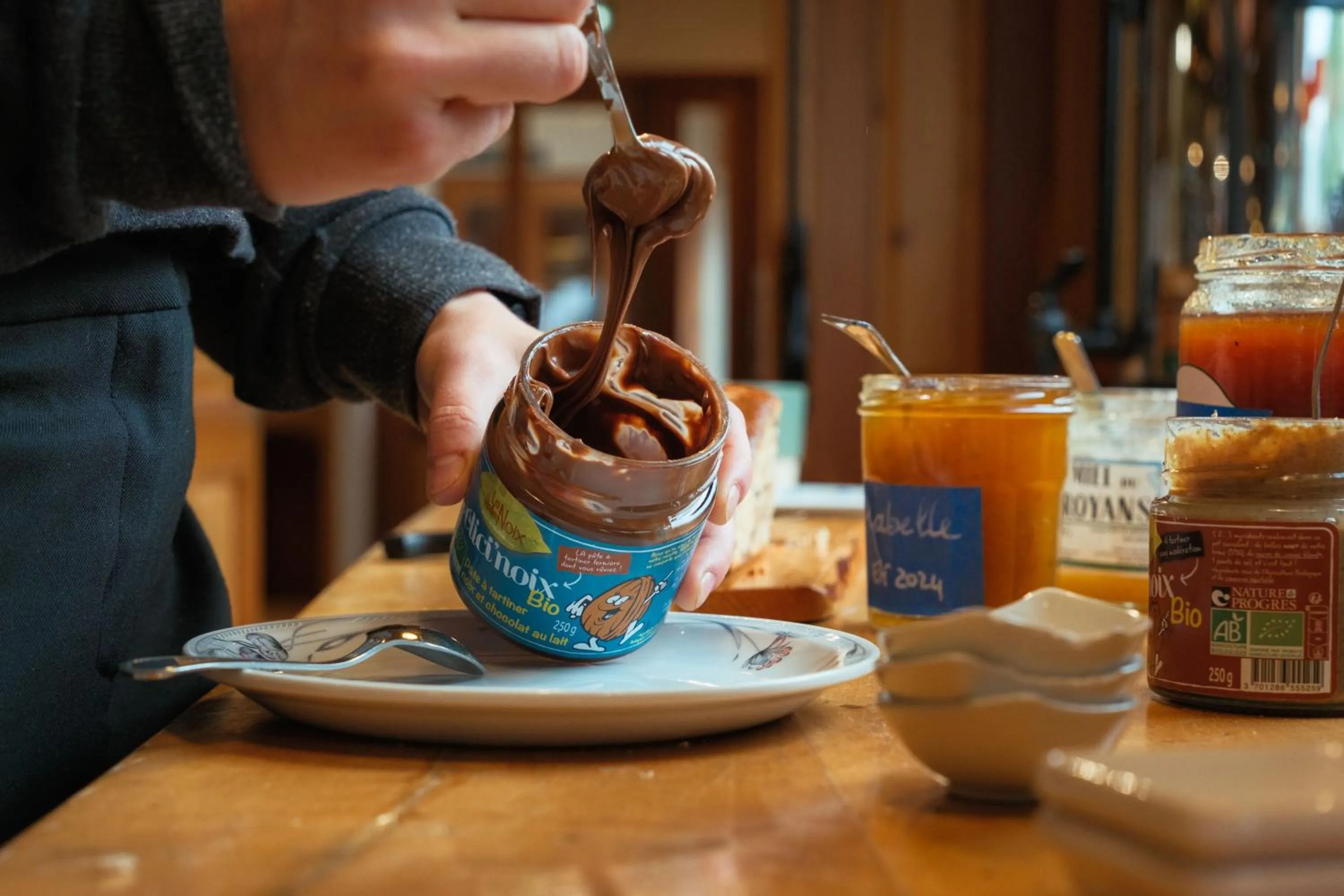 Breakfast in Hostel Quartier Libre