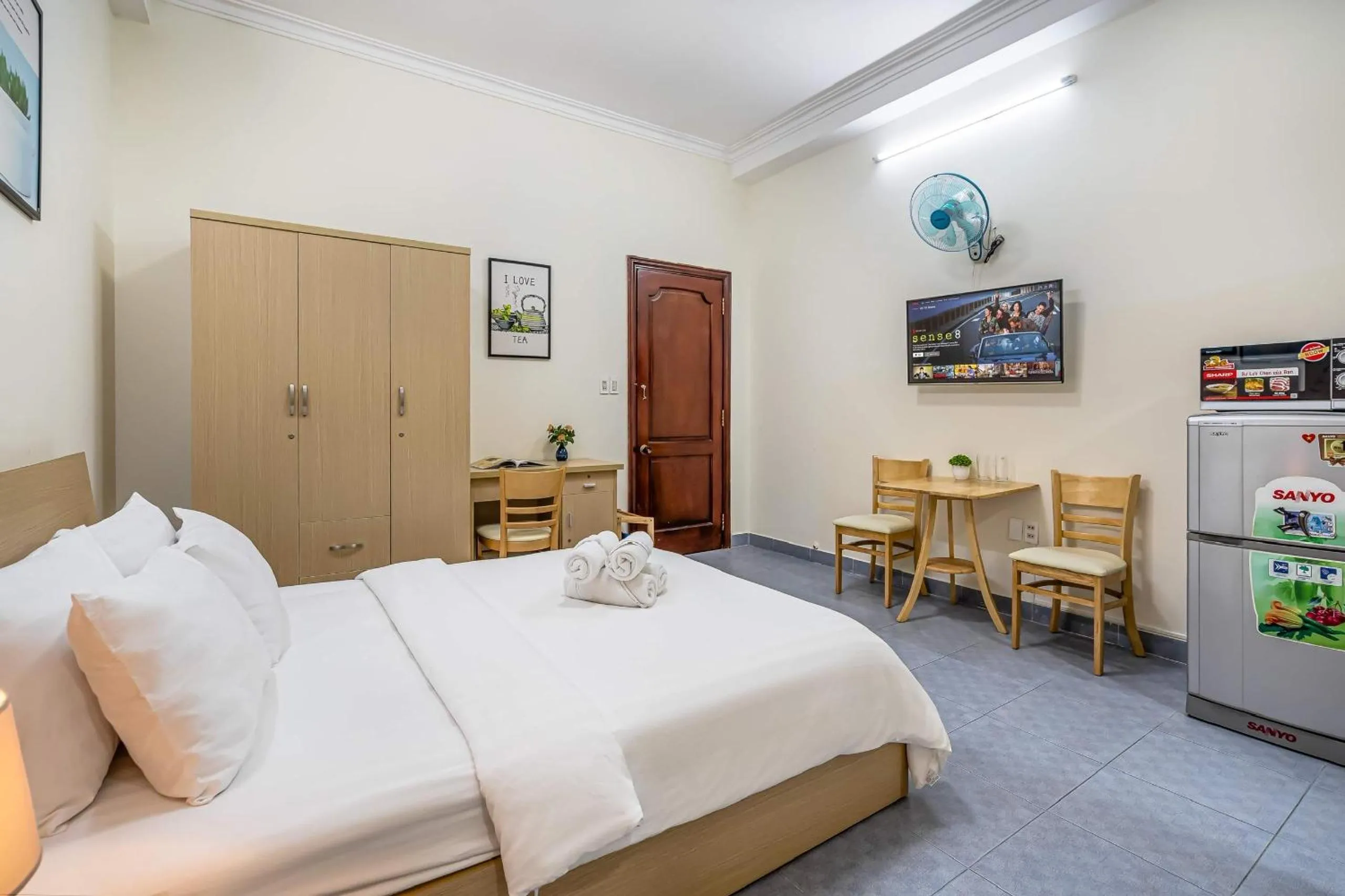 Evening entertainment, Bed in We Home Nguyen Trai