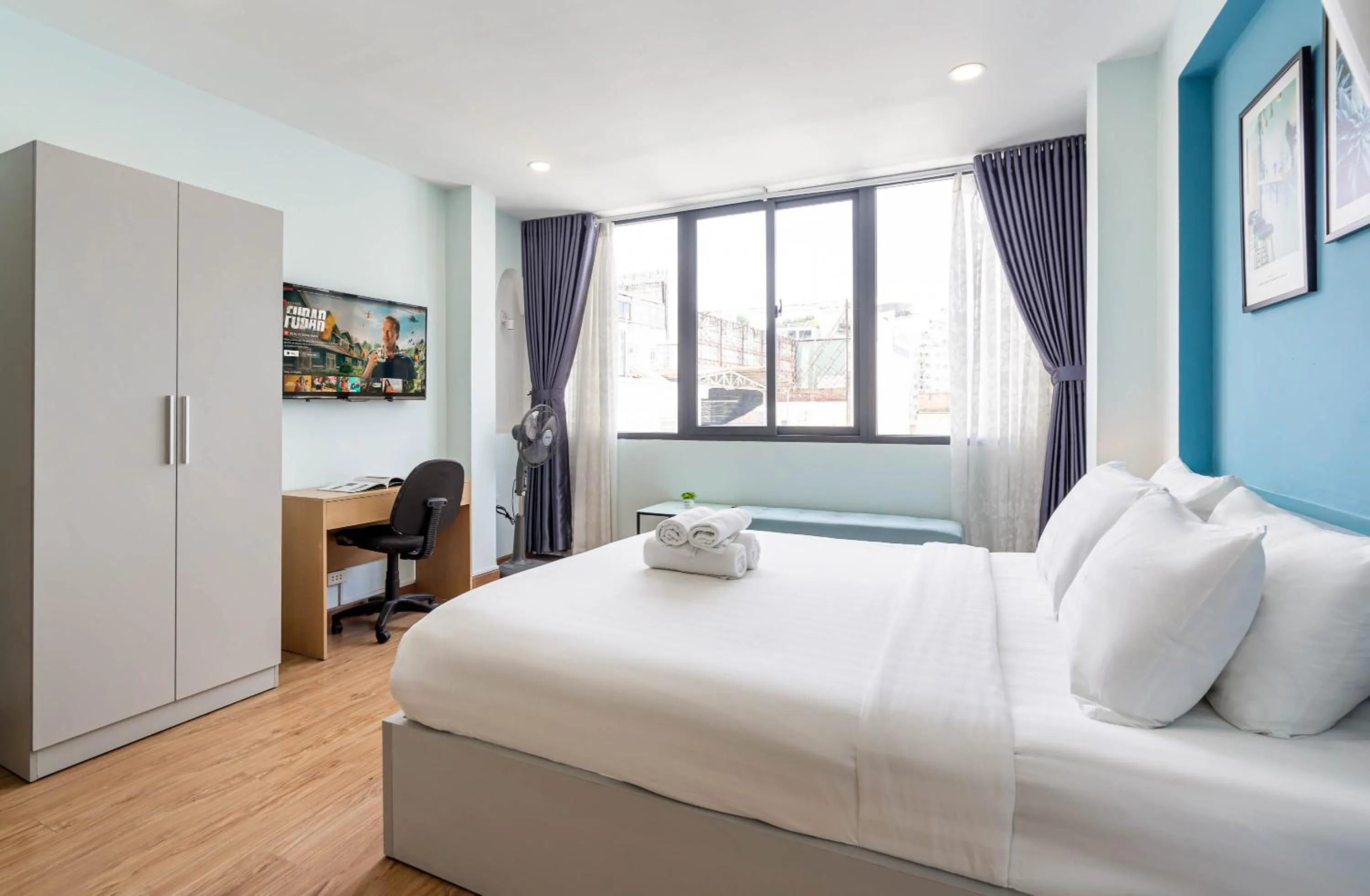 Photo of the whole room, Bed in We Home Nguyen Trai