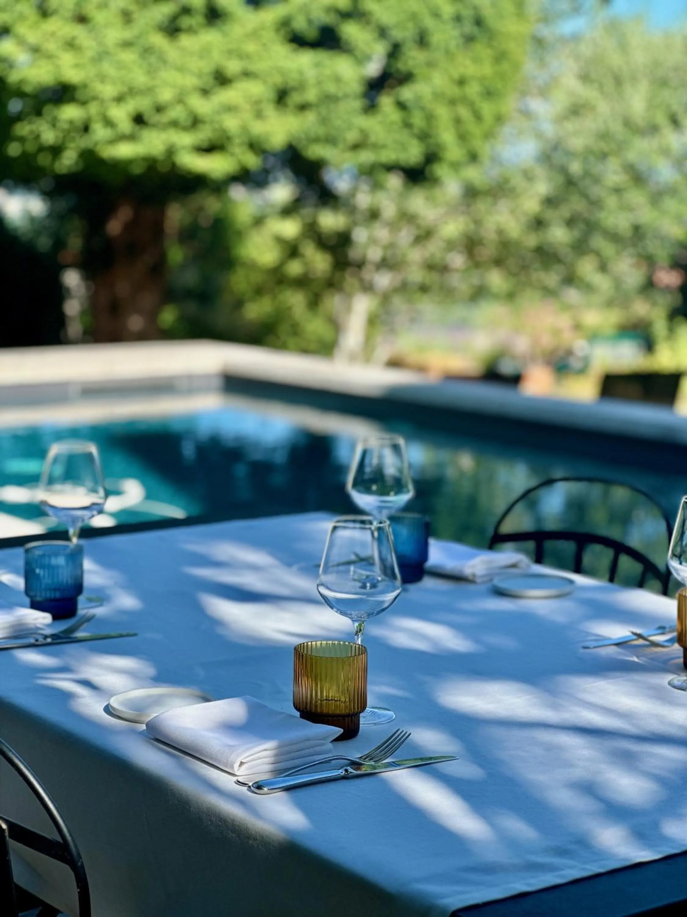 Swimming pool in Demeure Bouquet