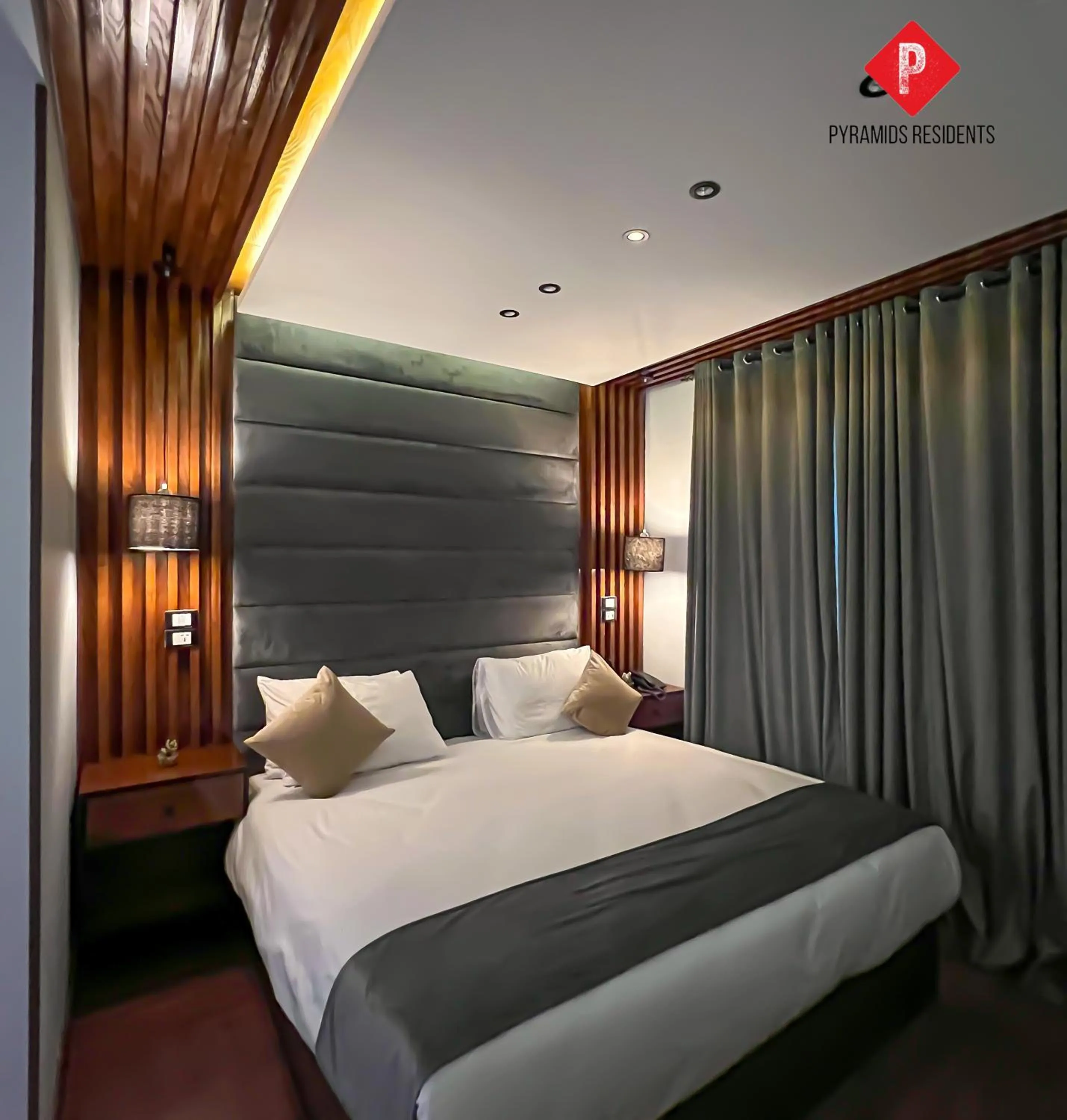 Bed in Pyramids Residence Guest House