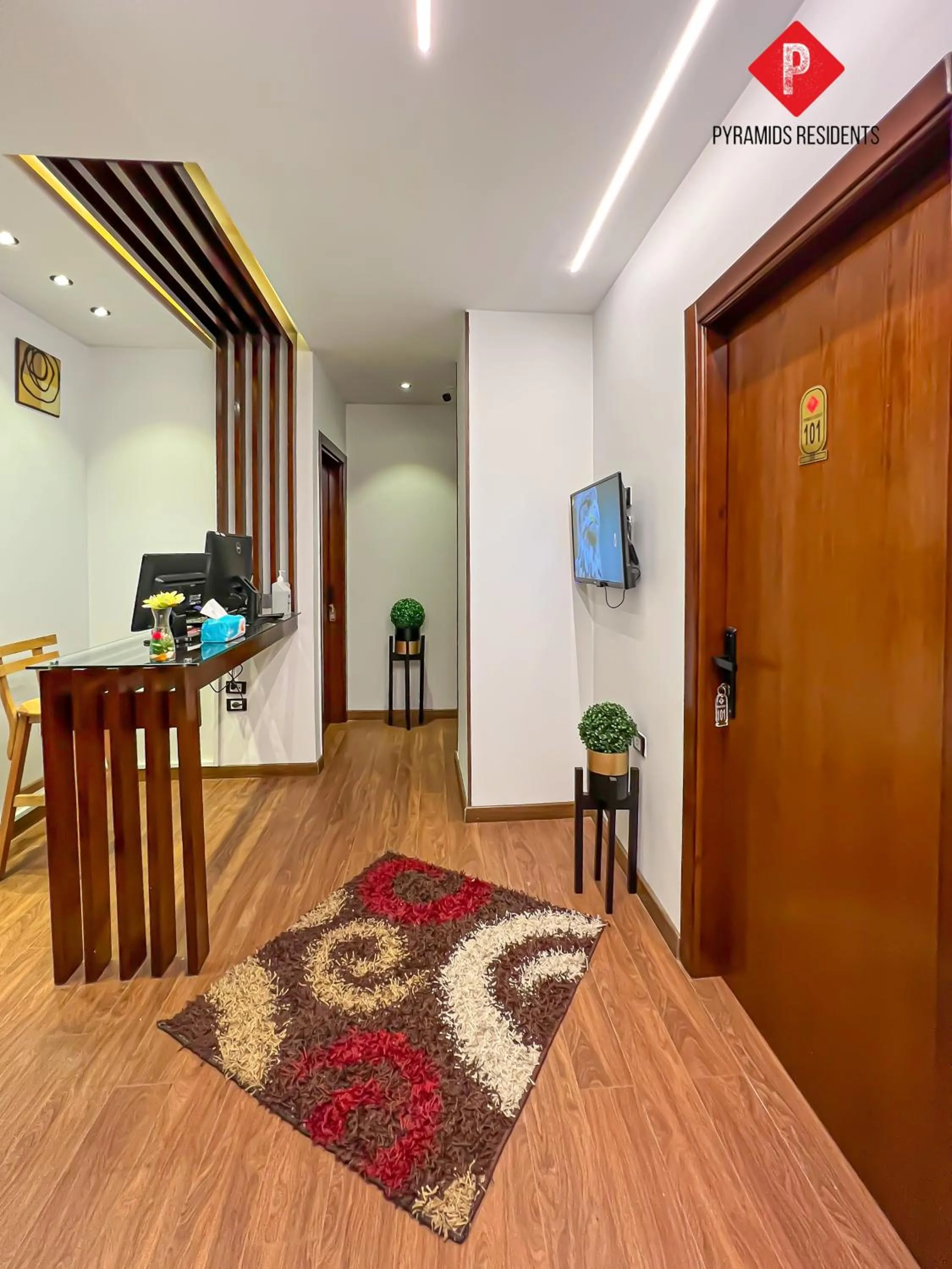 Lobby or reception in Pyramids View Guest House