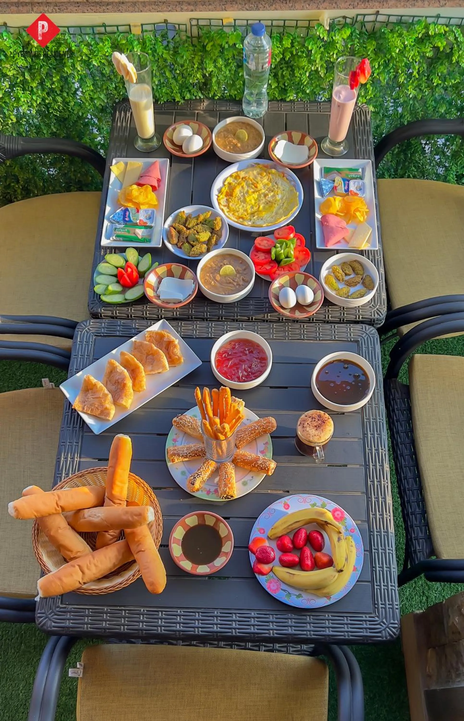 Breakfast in Pyramids View Guest House