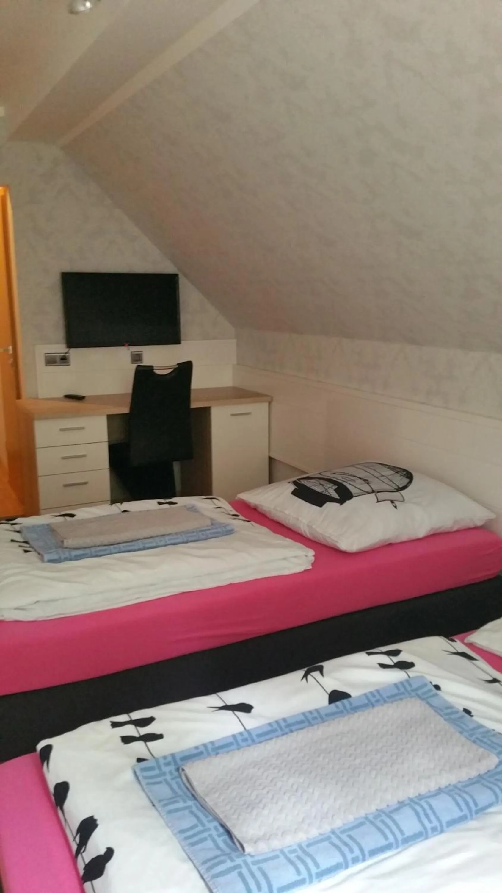 Photo of the whole room, Bed in Waldhotel Lemberg