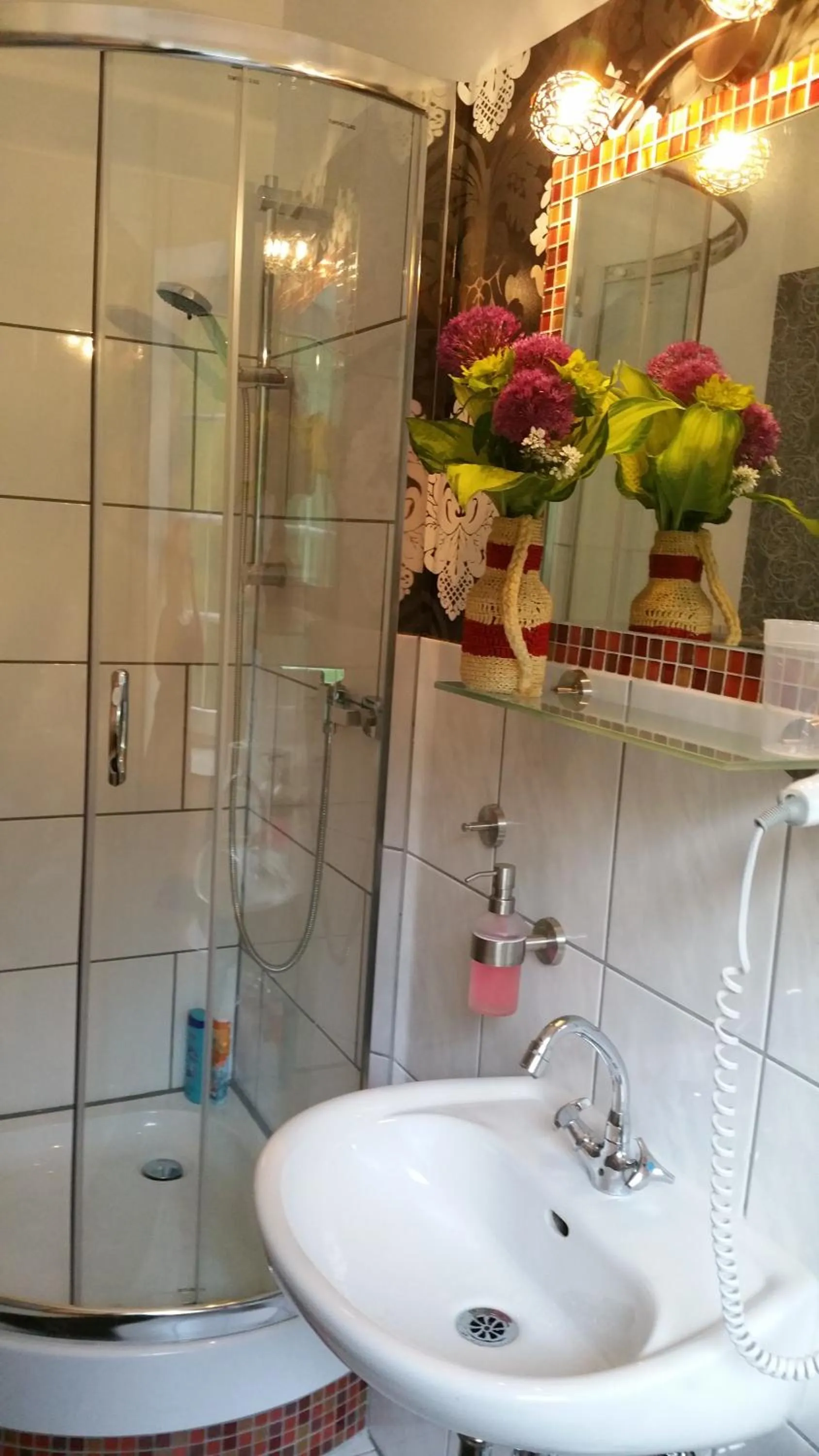 Bathroom in Waldhotel Lemberg