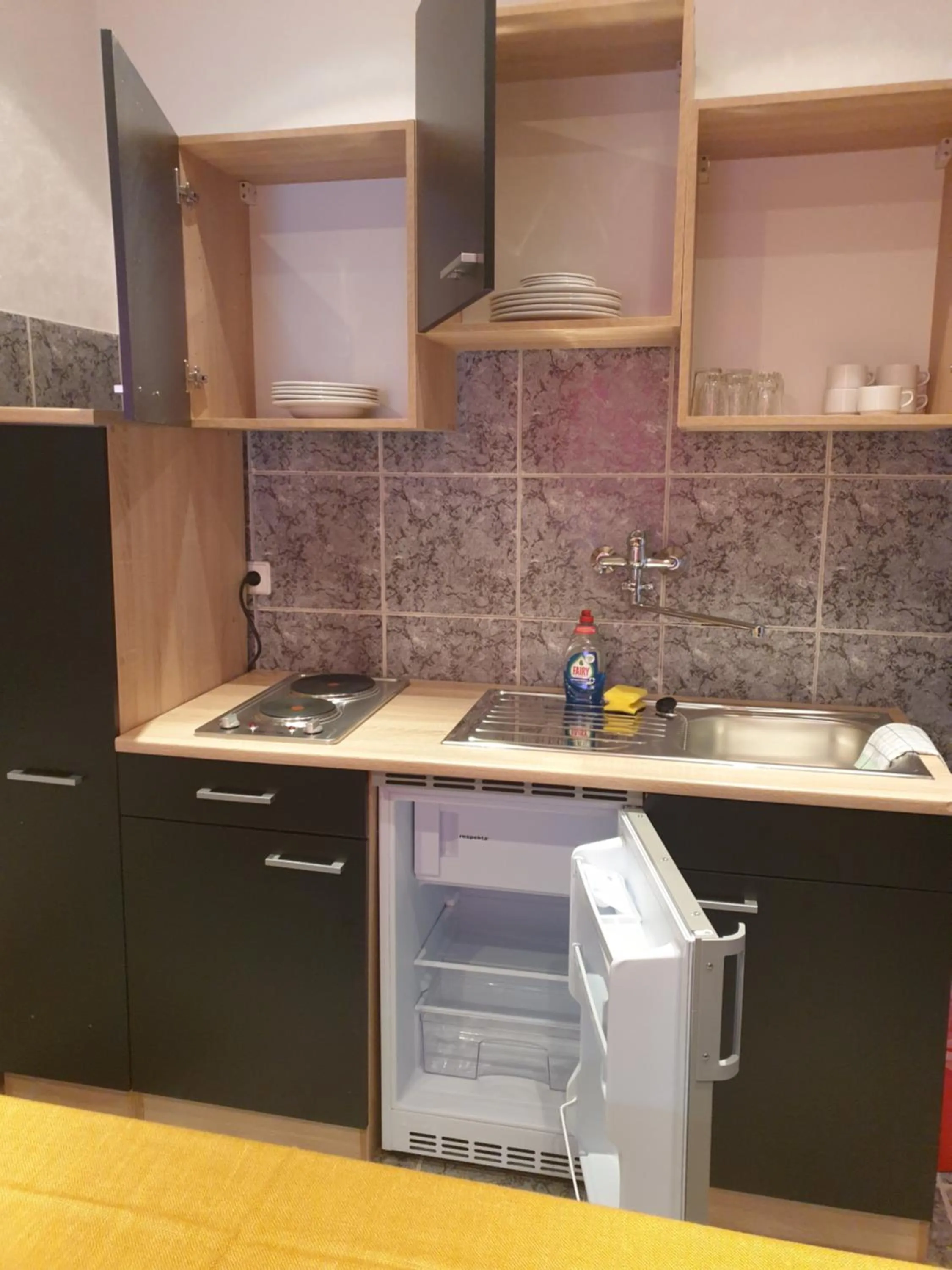 kitchen in Waldhotel Lemberg