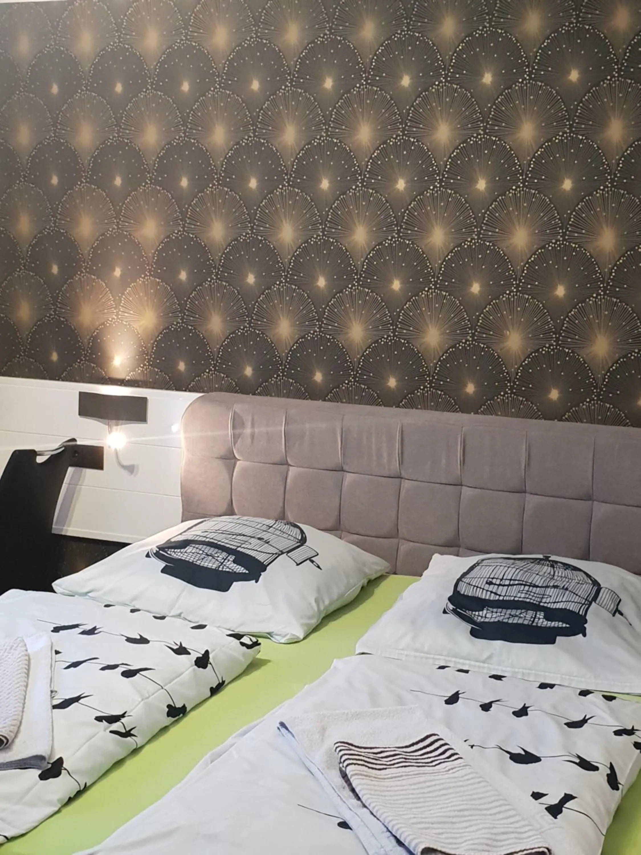 Bed in Waldhotel Lemberg