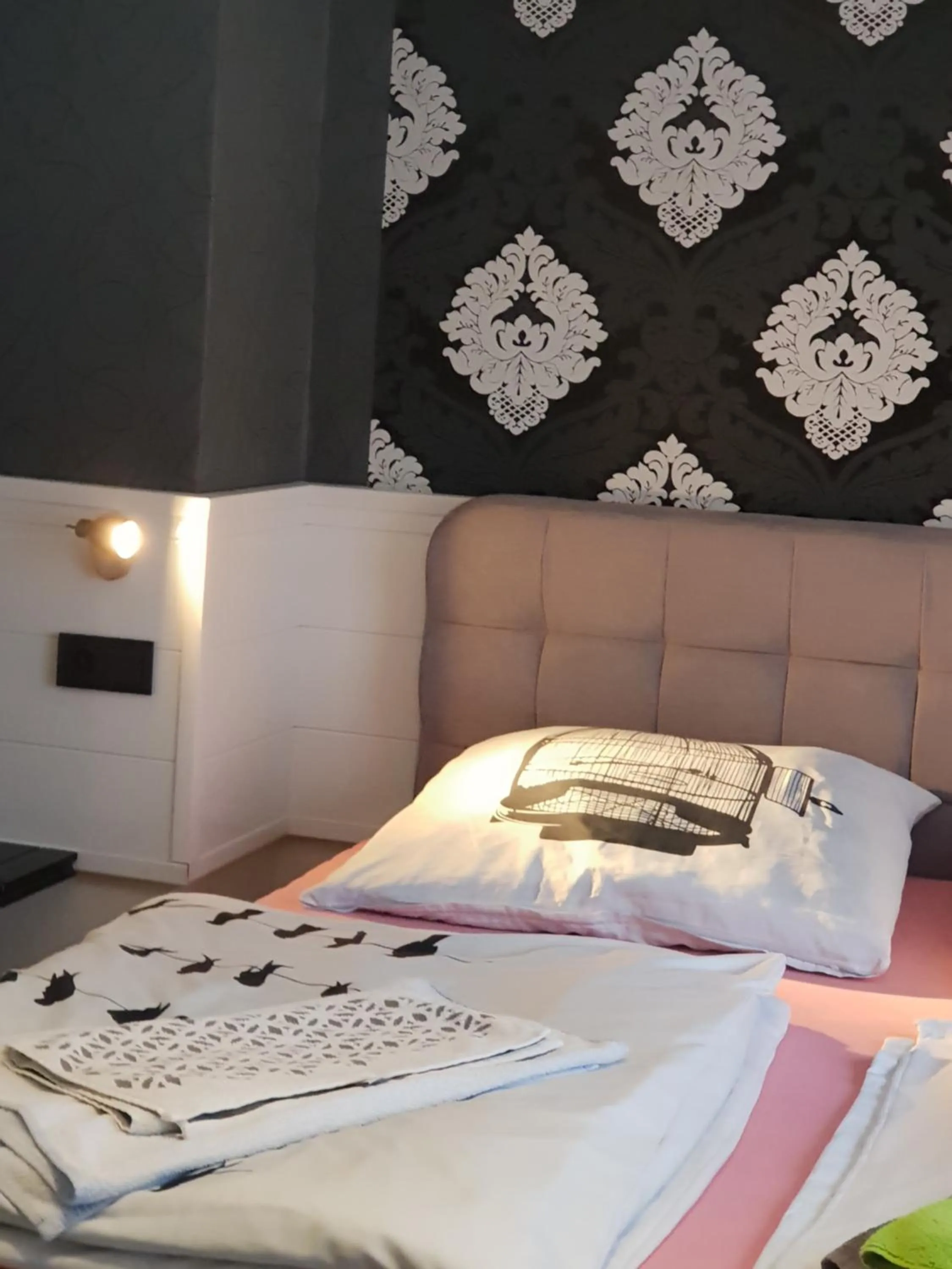 Bed in Waldhotel Lemberg