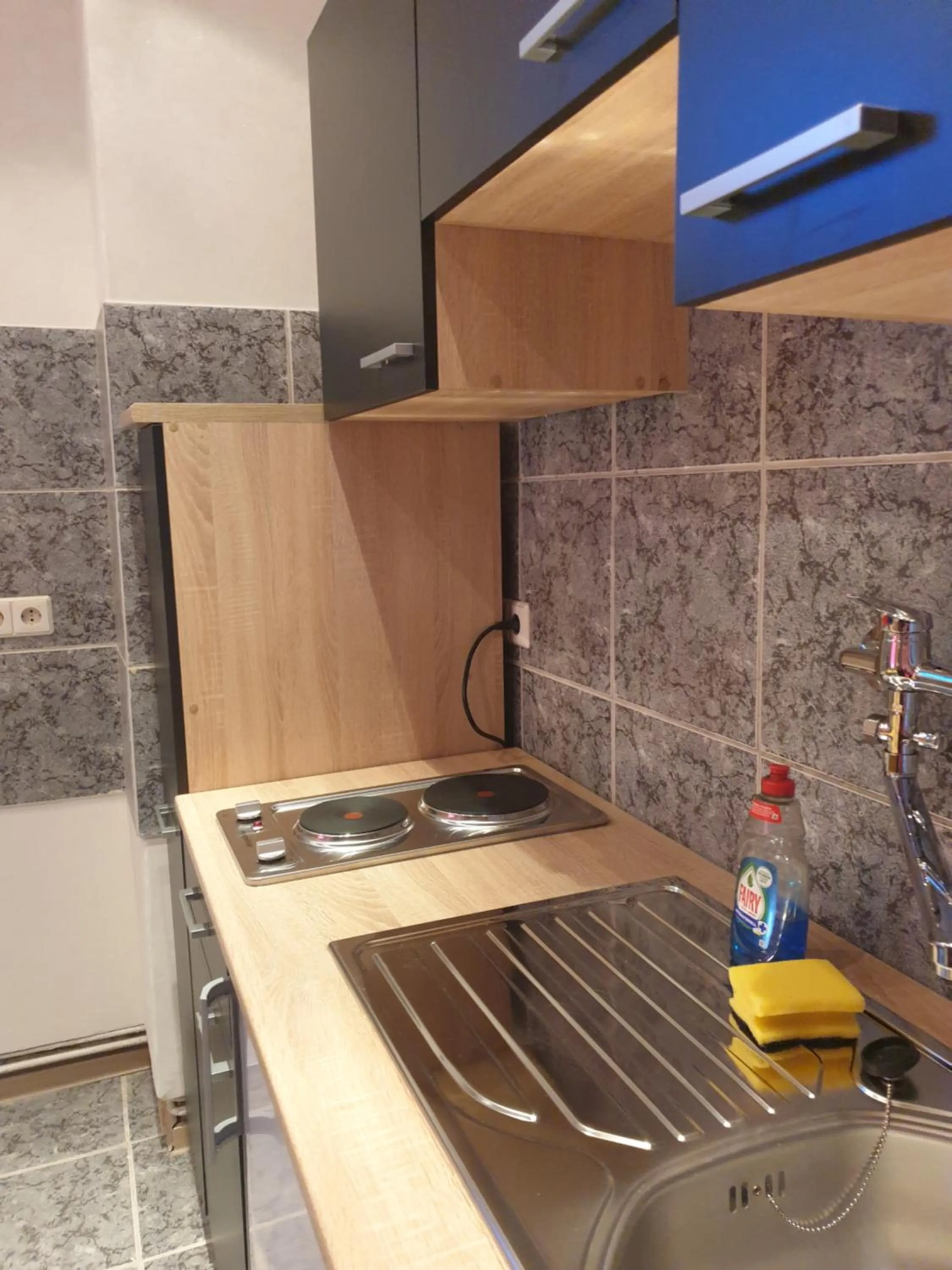 Kitchen or kitchenette in Waldhotel Lemberg