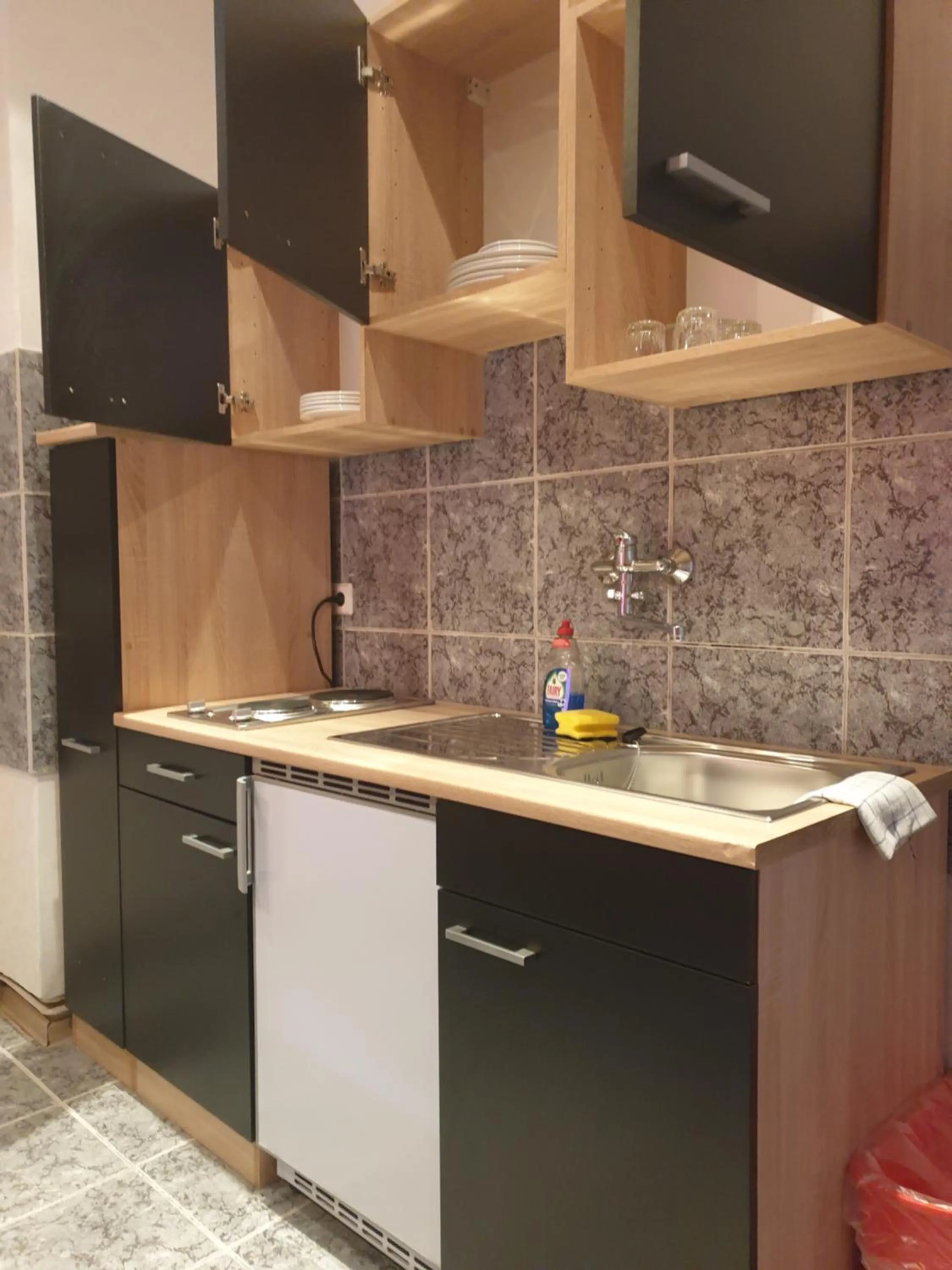 kitchen in Waldhotel Lemberg