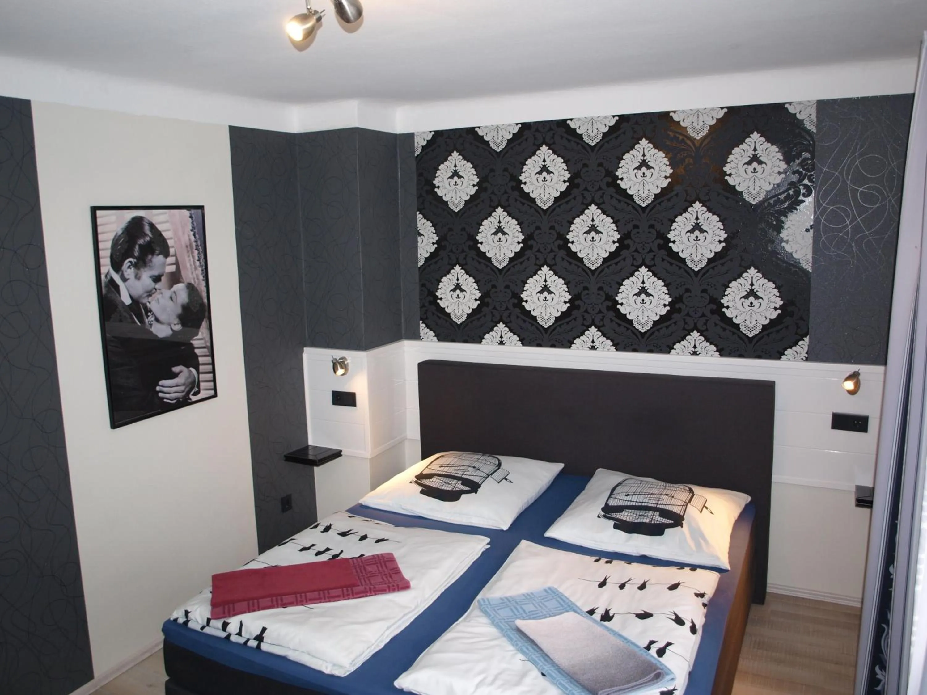 Bed in Waldhotel Lemberg