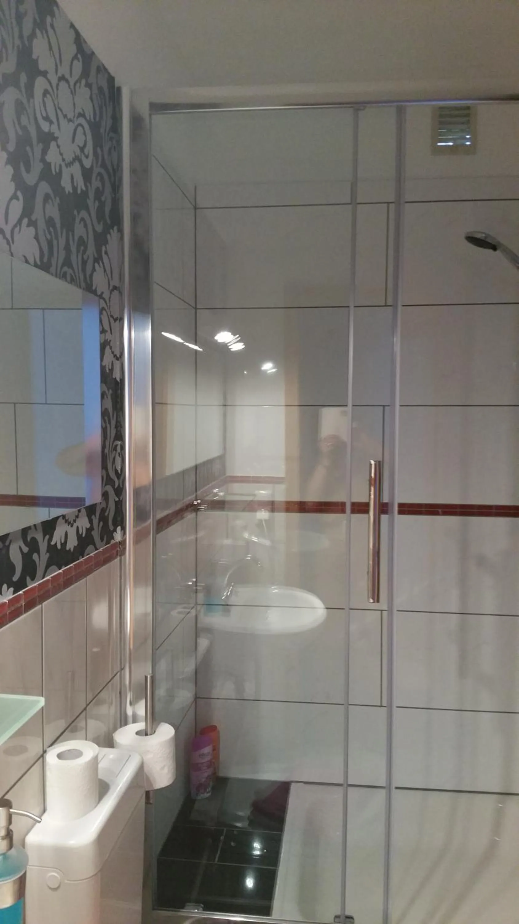 Bathroom in Waldhotel Lemberg