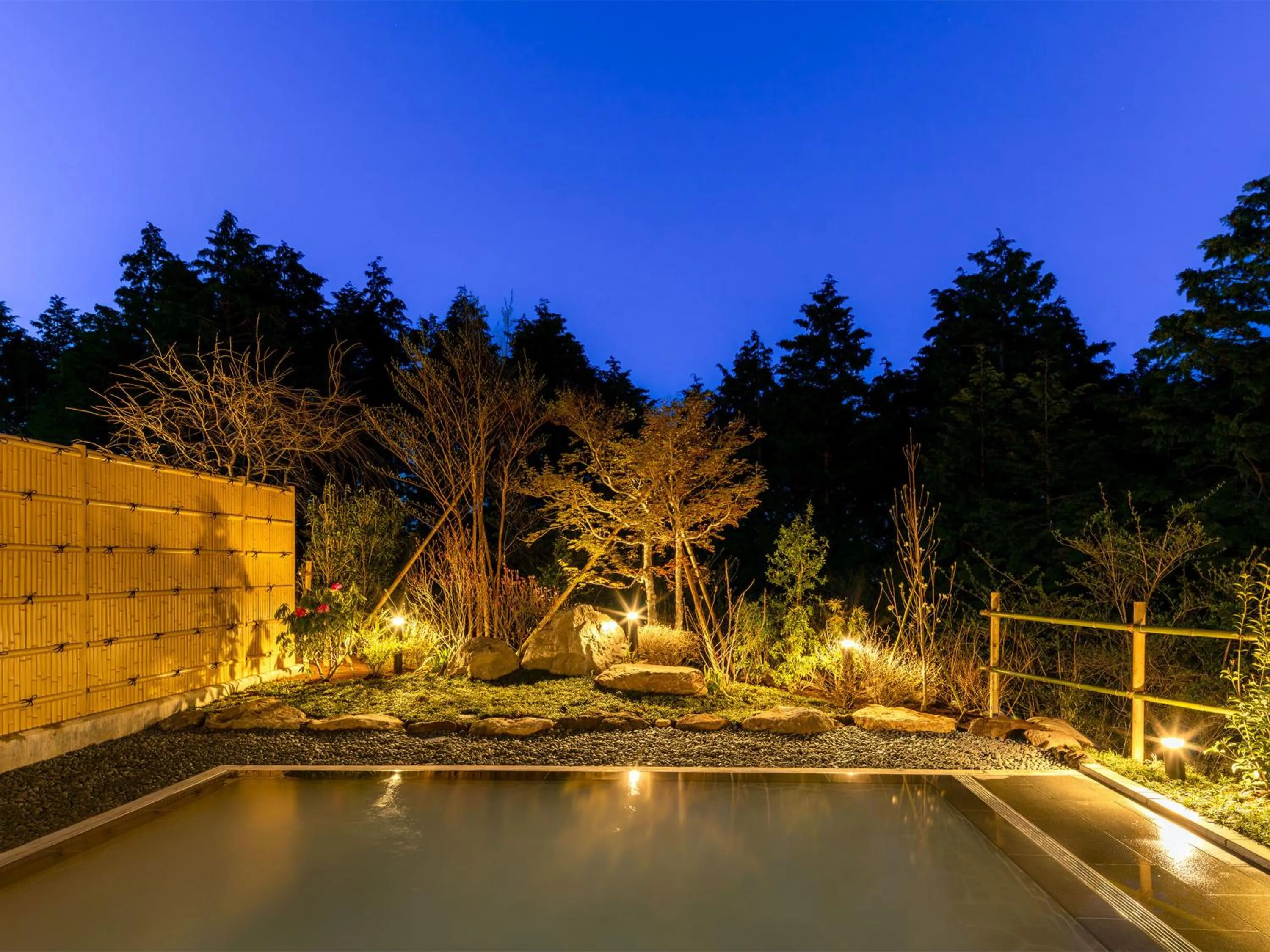 Open Air Bath in Hakone Yunohana Prince Hotel