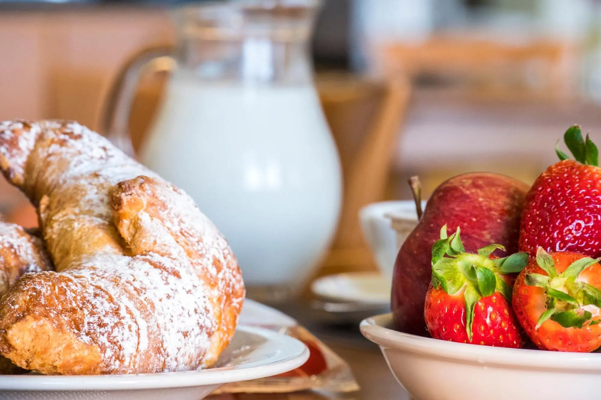Continental breakfast in Hotel Vega Perugia