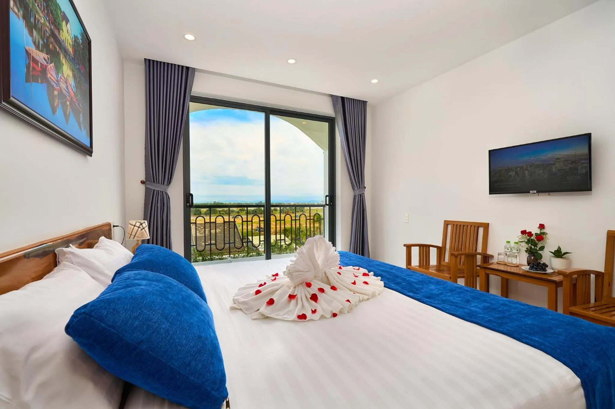 Bed in Hoi An Legend Charm Boutique Hoi An Hotel