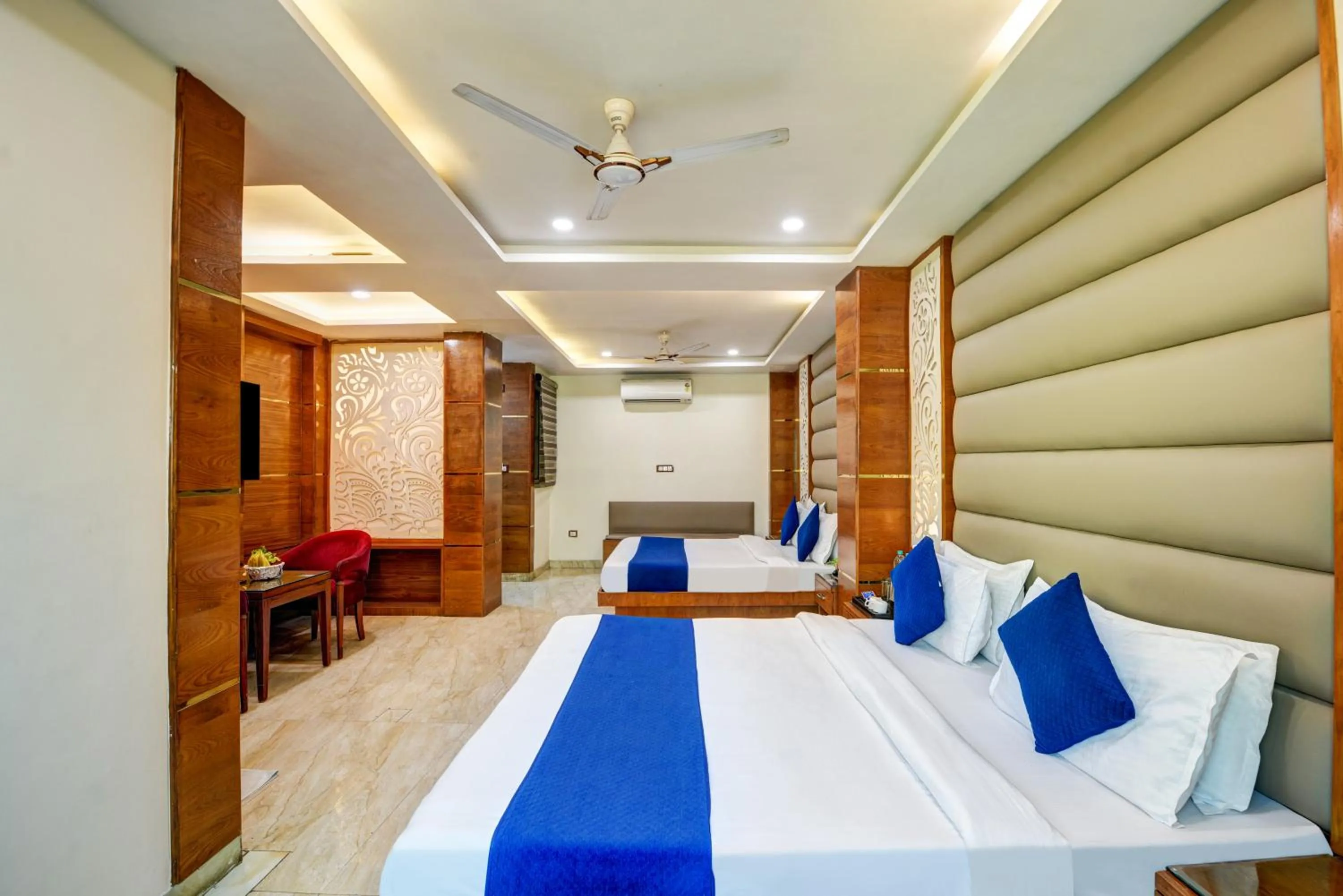 Bedroom, Bed in The Hotel Mohit -5 Minutes Walk From New Delhi Railway Station - Paharganj