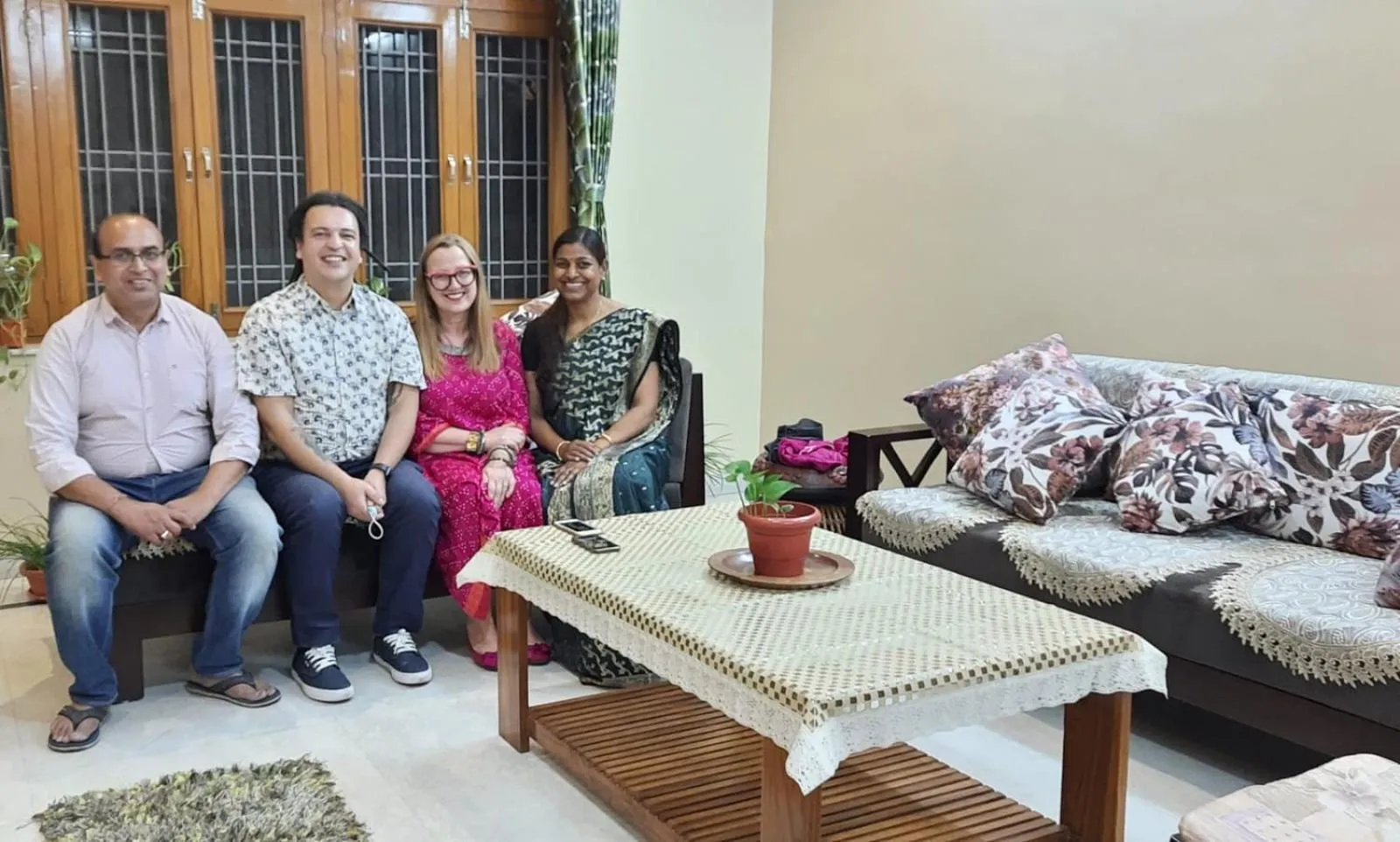 Living room in Padmalayabnb