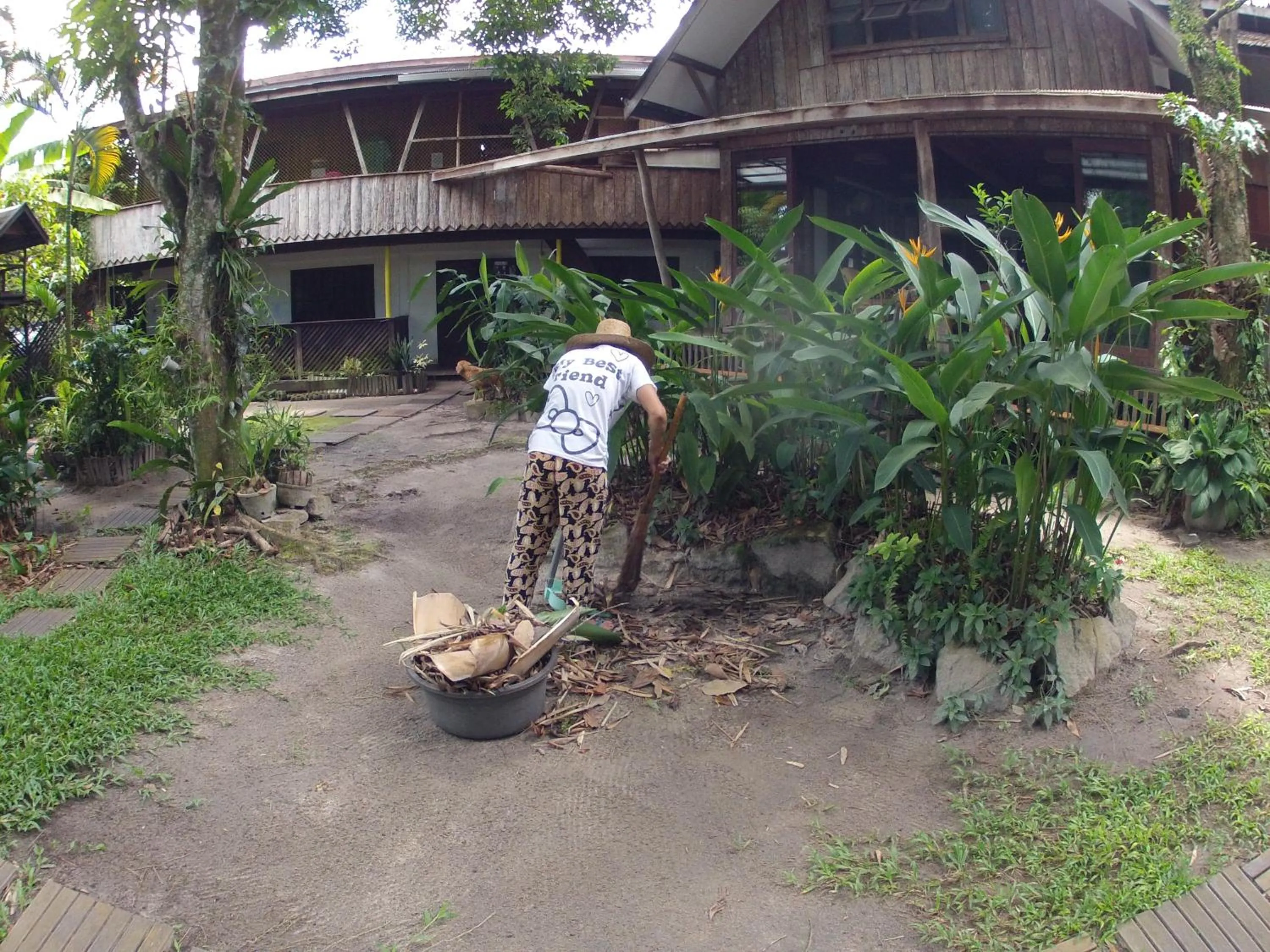 Staff in Bukit Raya Guesthouse